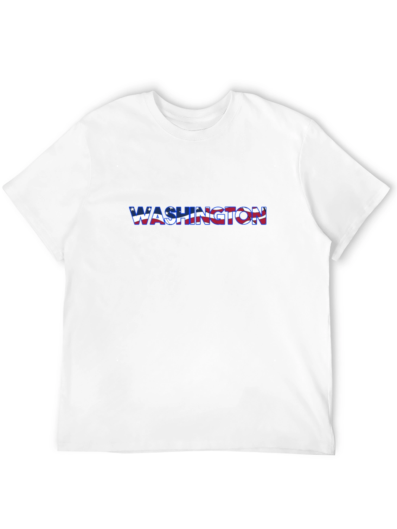 Washington Flag Graphic Black T-Shirt
