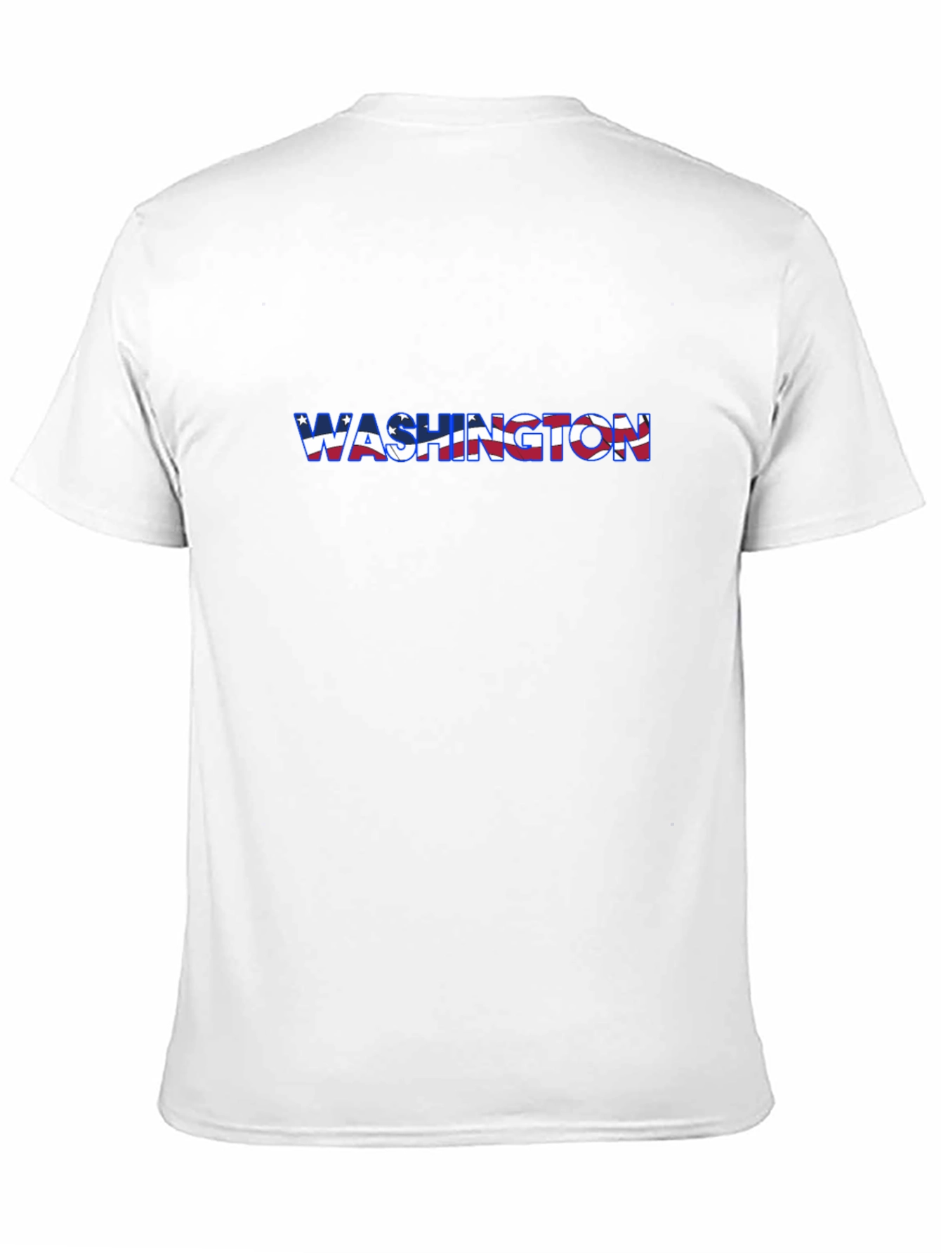 Washington Flag Graphic Black T-Shirt