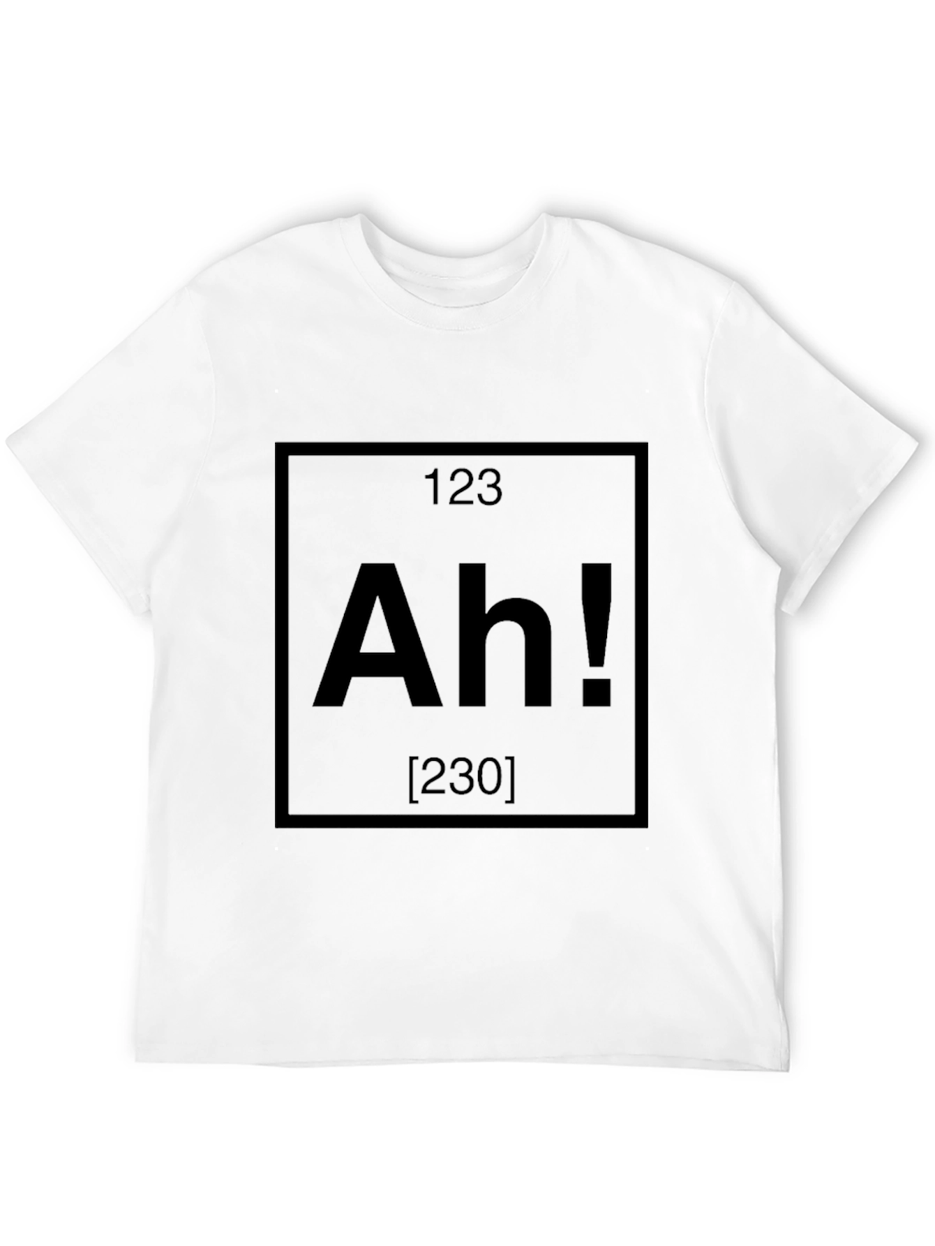 Ah! Periodic Table Inspired Funny Graphic Tee