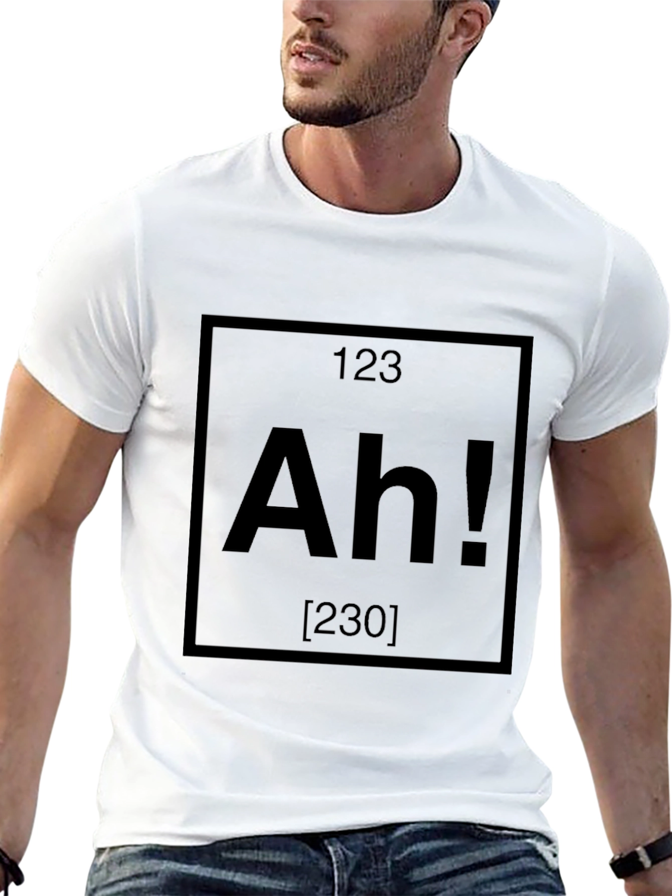 Ah! Periodic Table Inspired Funny Graphic Tee