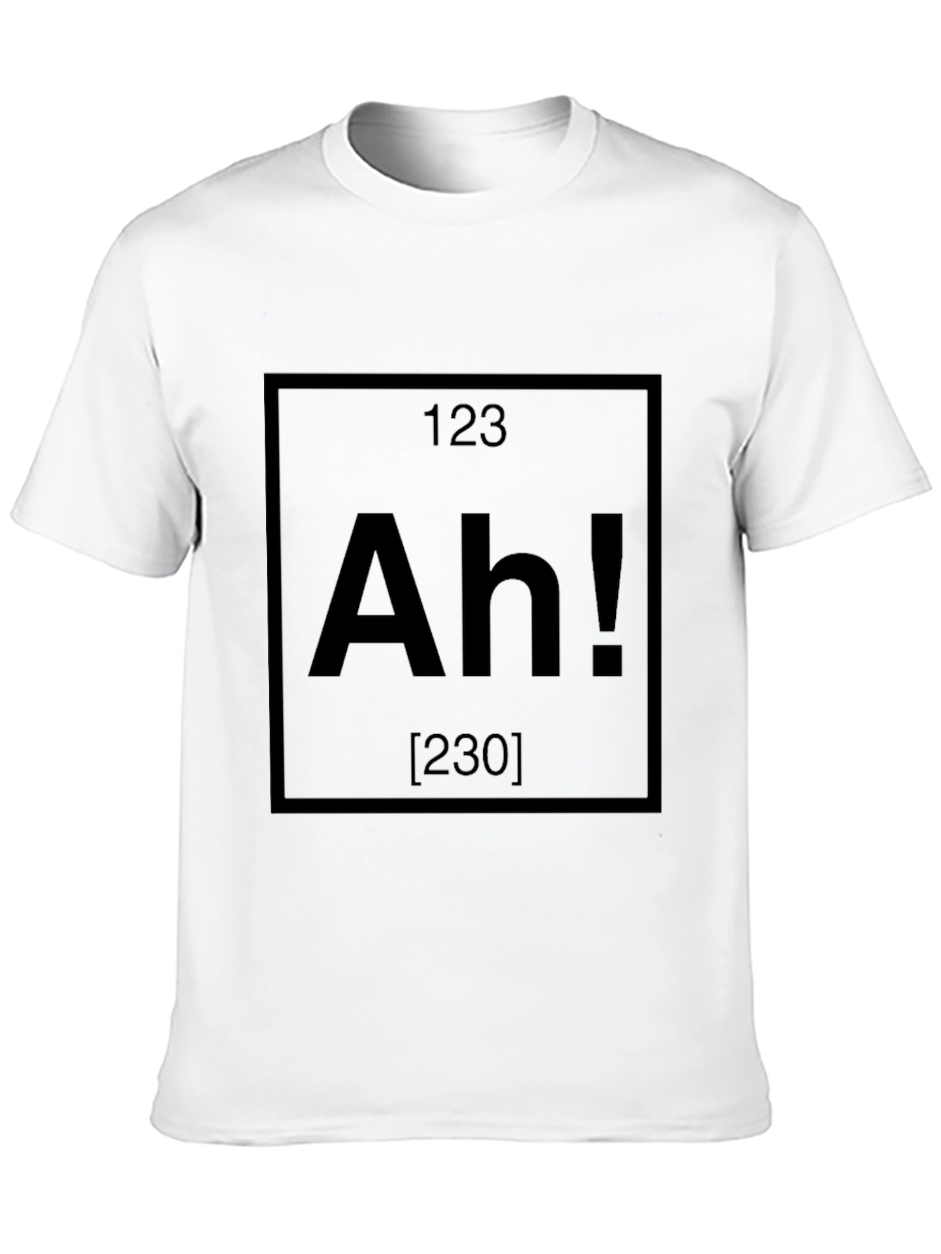 Ah! Periodic Table Inspired Funny Graphic Tee