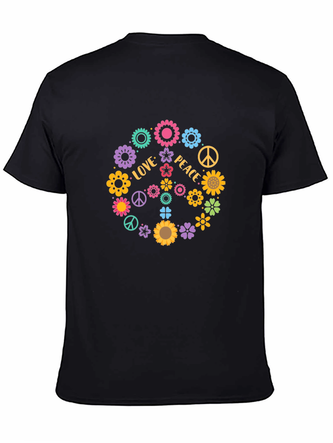 Love & Peace Floral T-Shirt