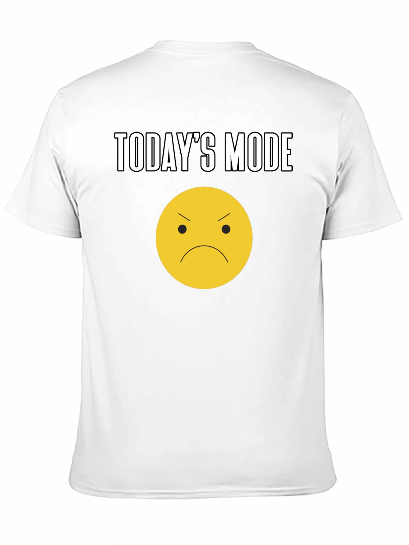 Todays Mood Graphic Tee - Unisex Black T-Shirt