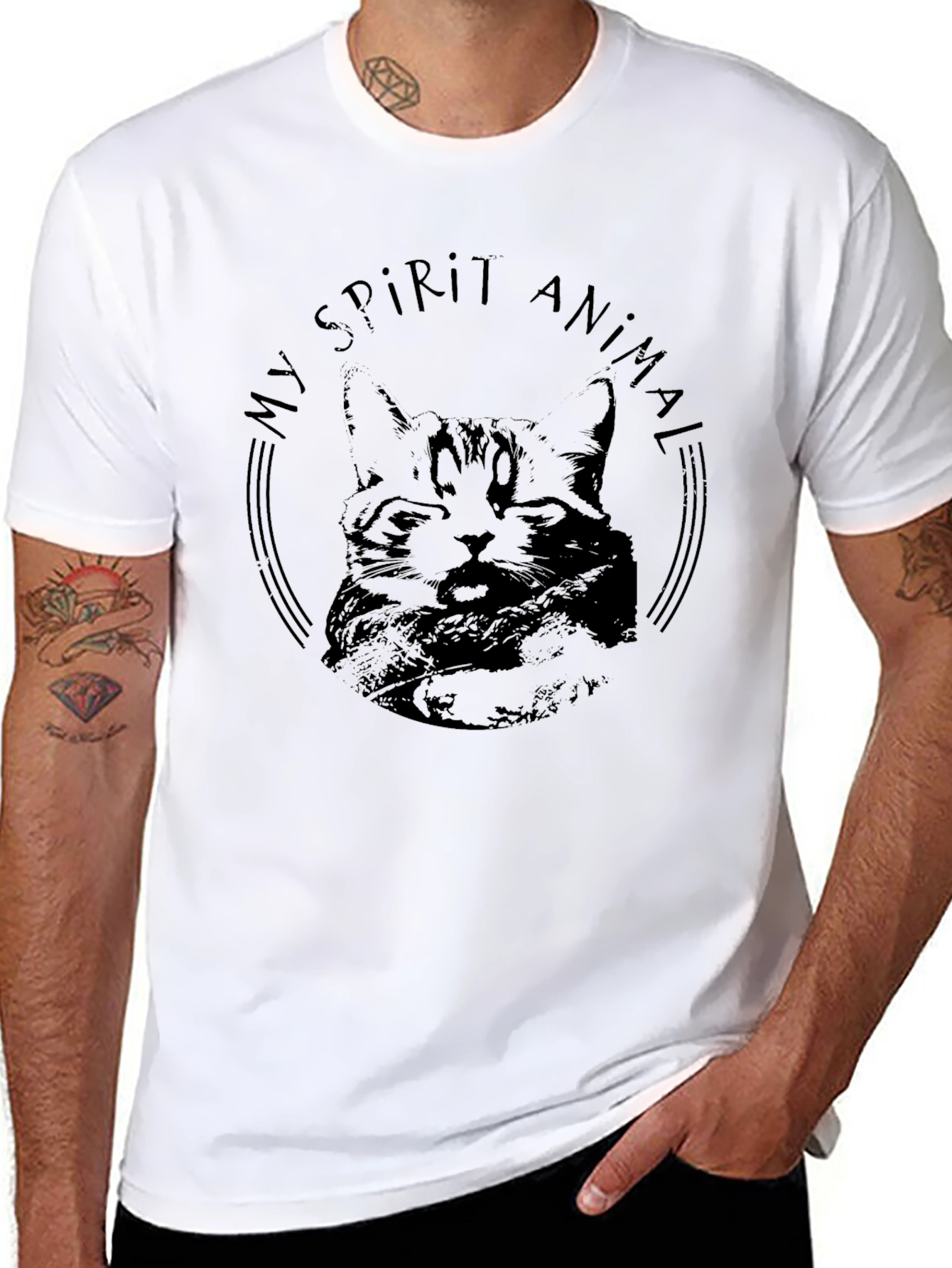 My Spirit Animal Cat Graphic T-Shirt - Unisex