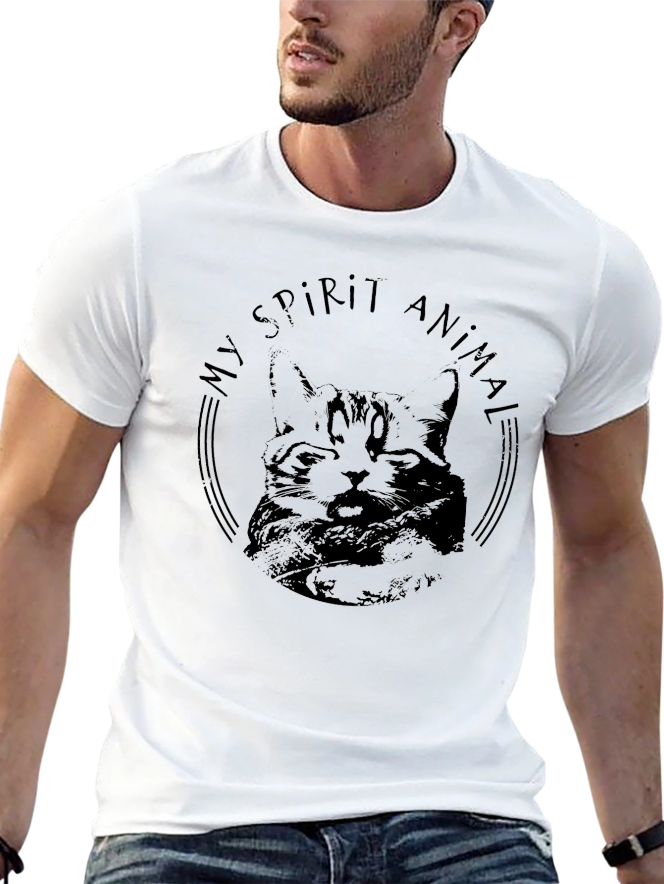 My Spirit Animal Cat Graphic T-Shirt - Unisex