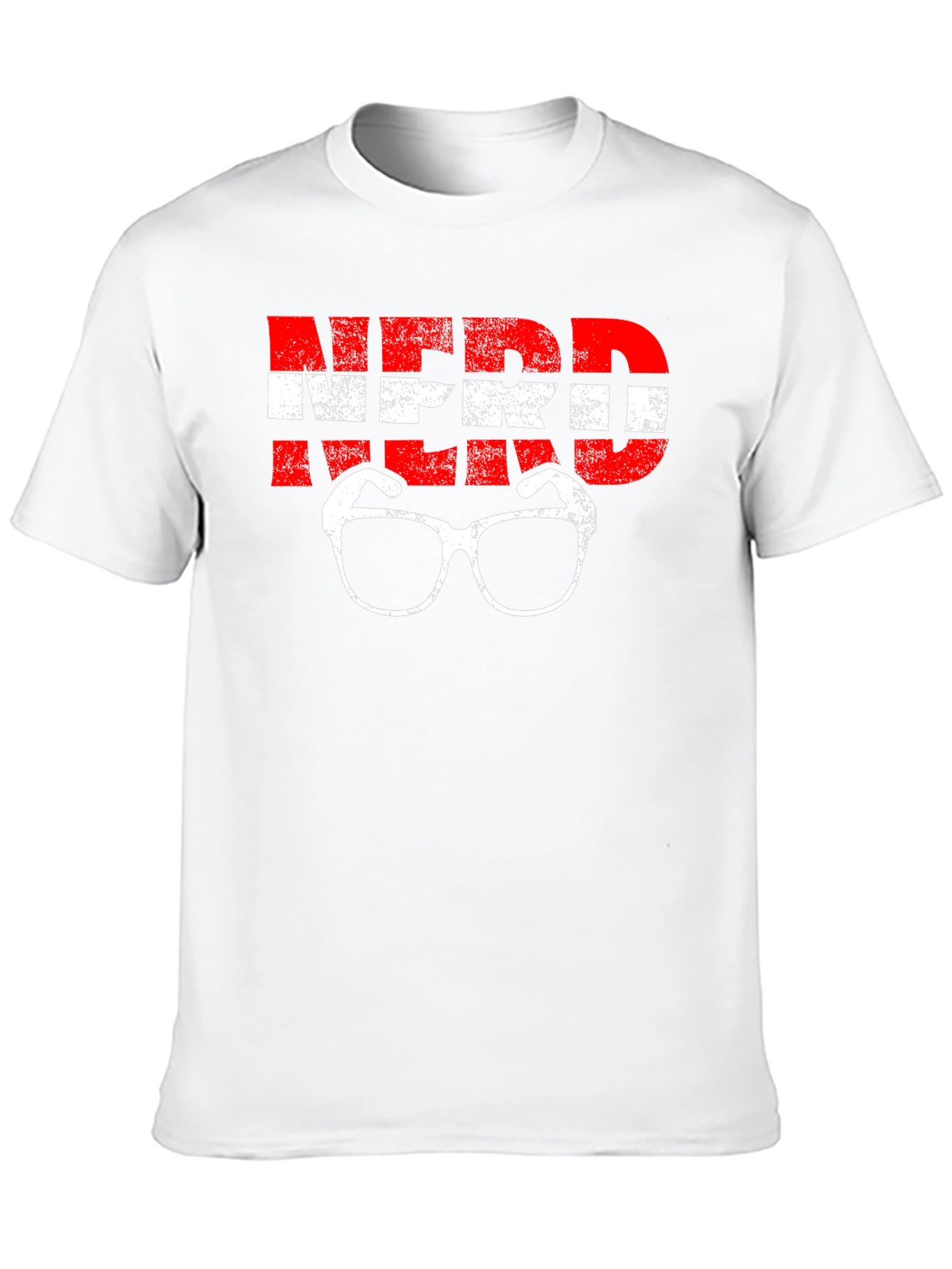Nerd Glasses Graphic Black T-Shirt