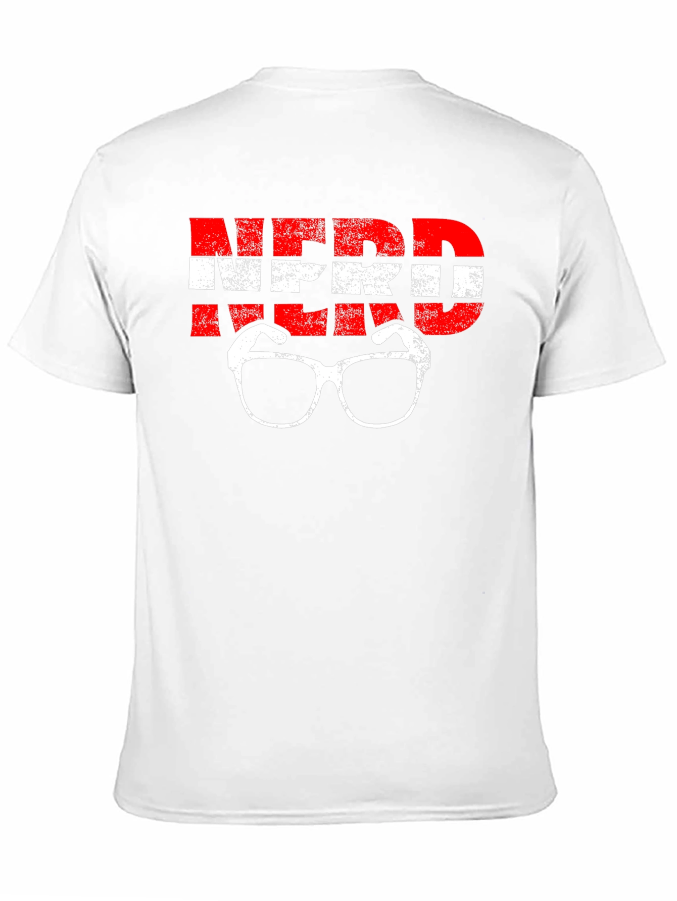 Nerd Glasses Graphic Black T-Shirt