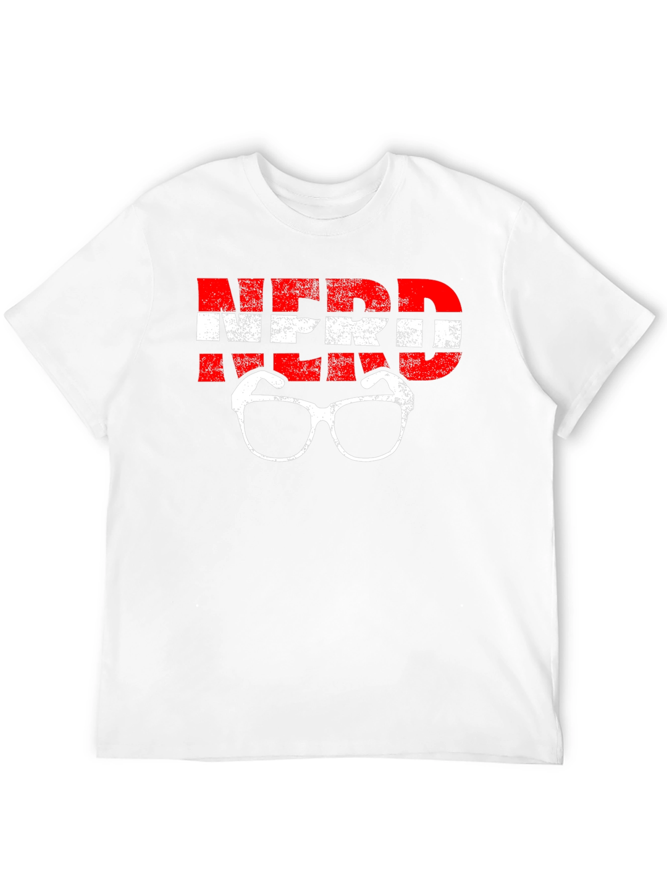 Nerd Glasses Graphic Black T-Shirt