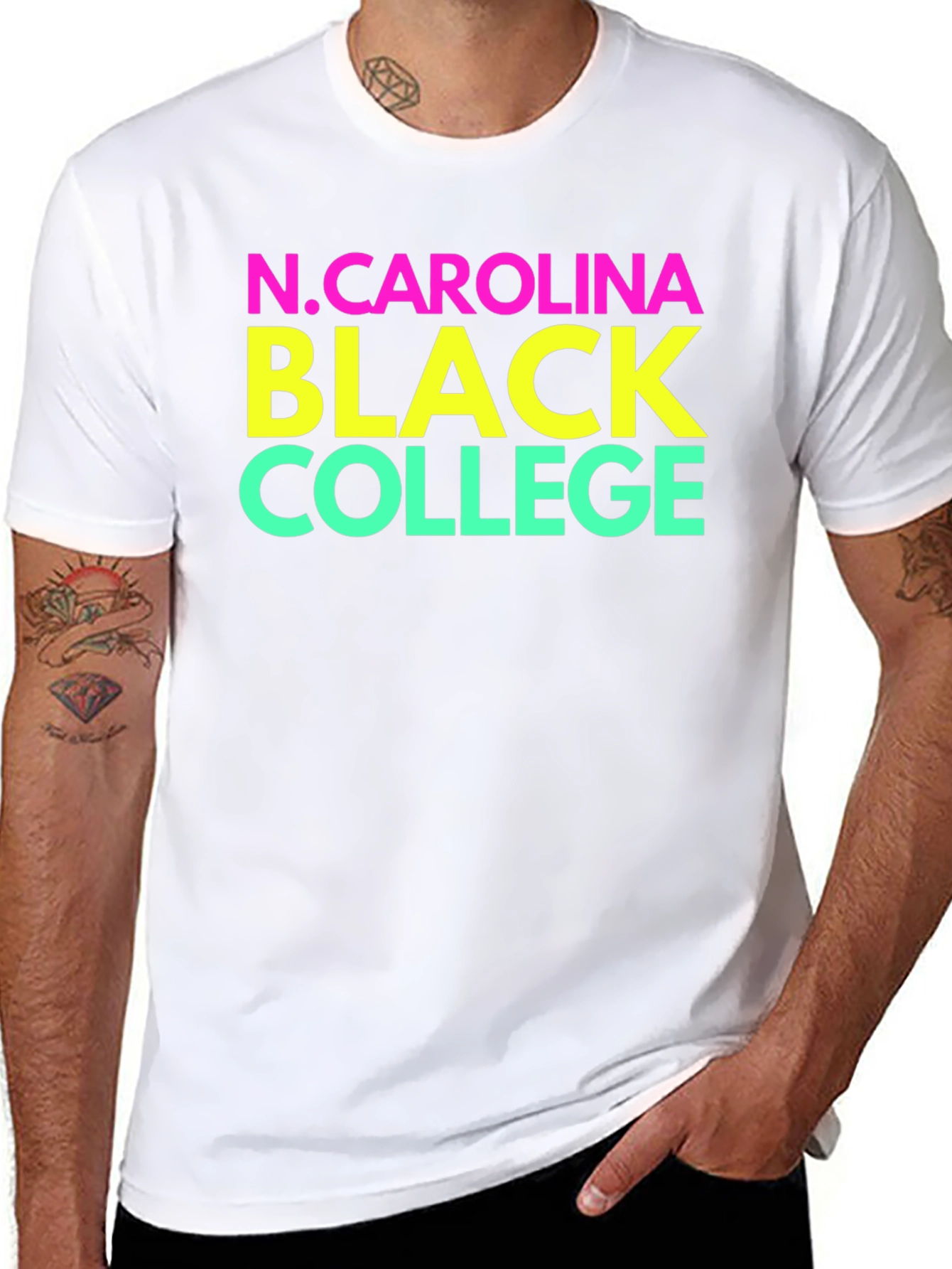 N. Carolina Black College Graphic Tee