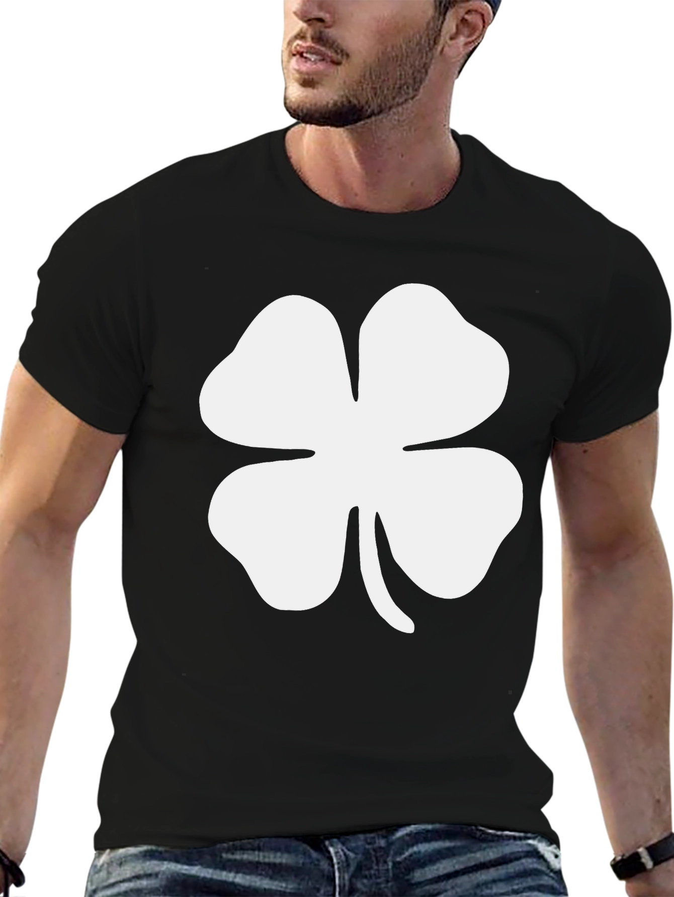Shamrock T-Shirt - Lucky Four Leaf Clover Tee