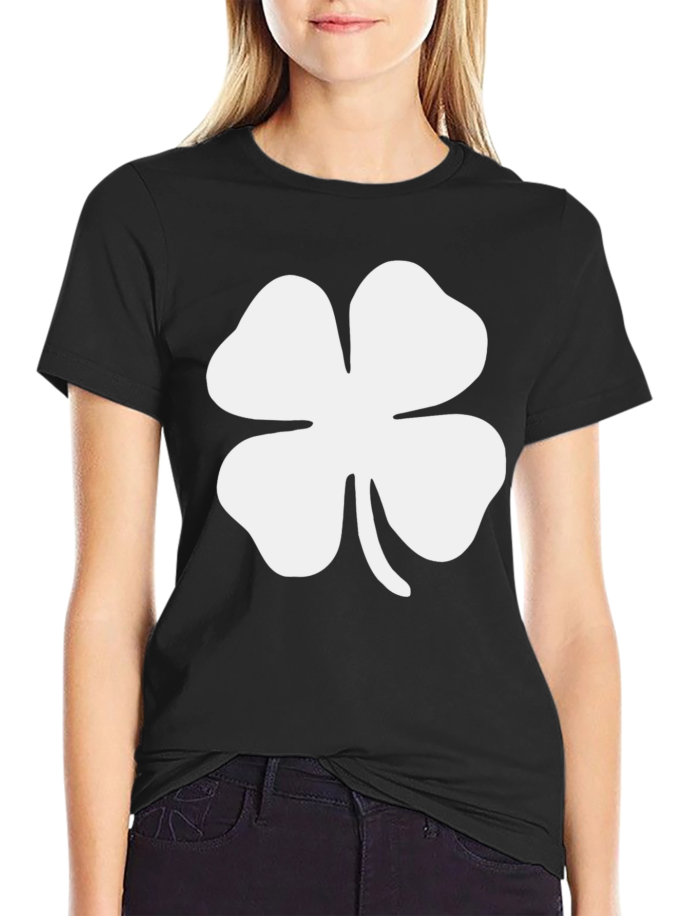 Shamrock T-Shirt - Lucky Four Leaf Clover Tee