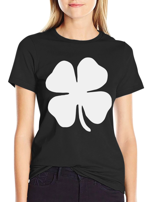 Shamrock T-Shirt - Lucky Four Leaf Clover Tee