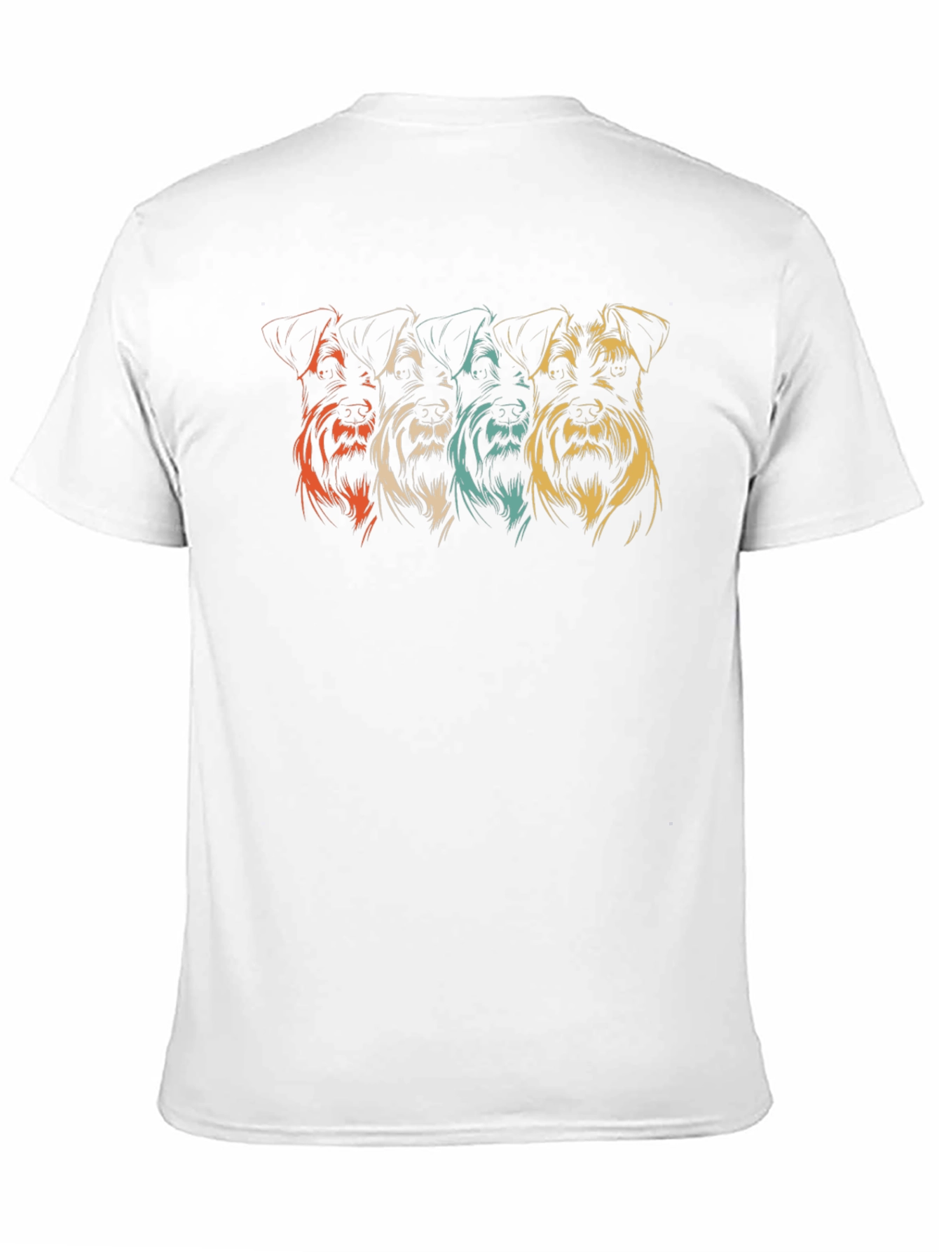 Retro Schnauzer T-Shirt - Dog Lover Gift