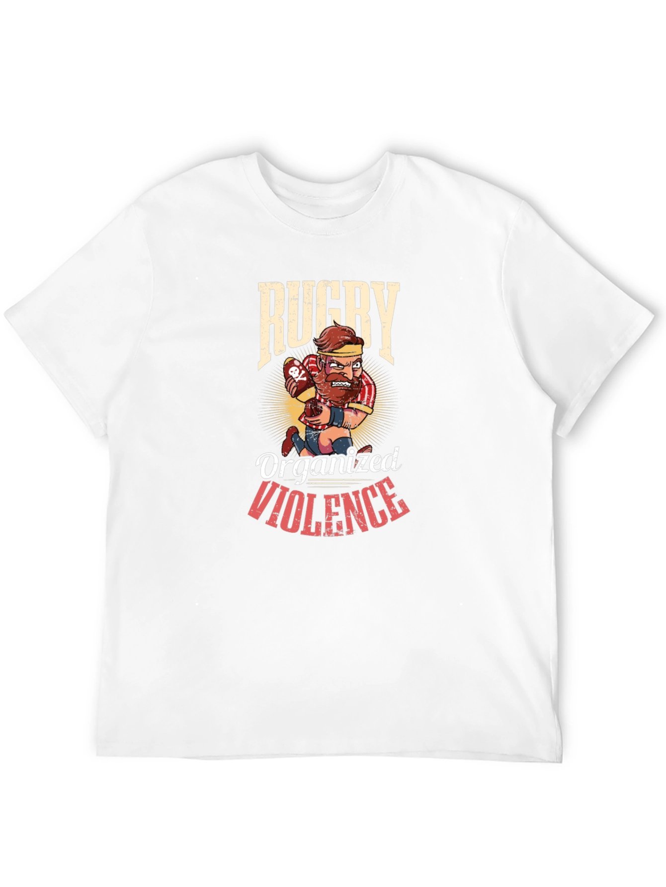 Rugby Organized Violence T-Shirt - Black