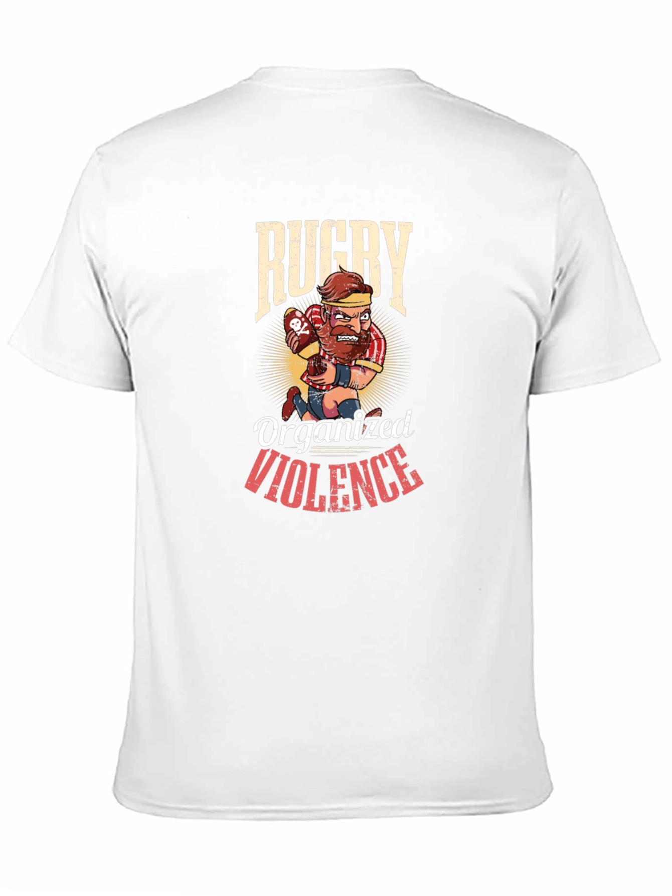 Rugby Organized Violence T-Shirt - Black
