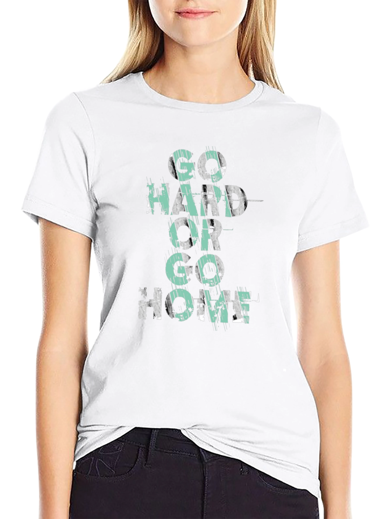 Go Hard Or Go Home Graphic T-Shirt