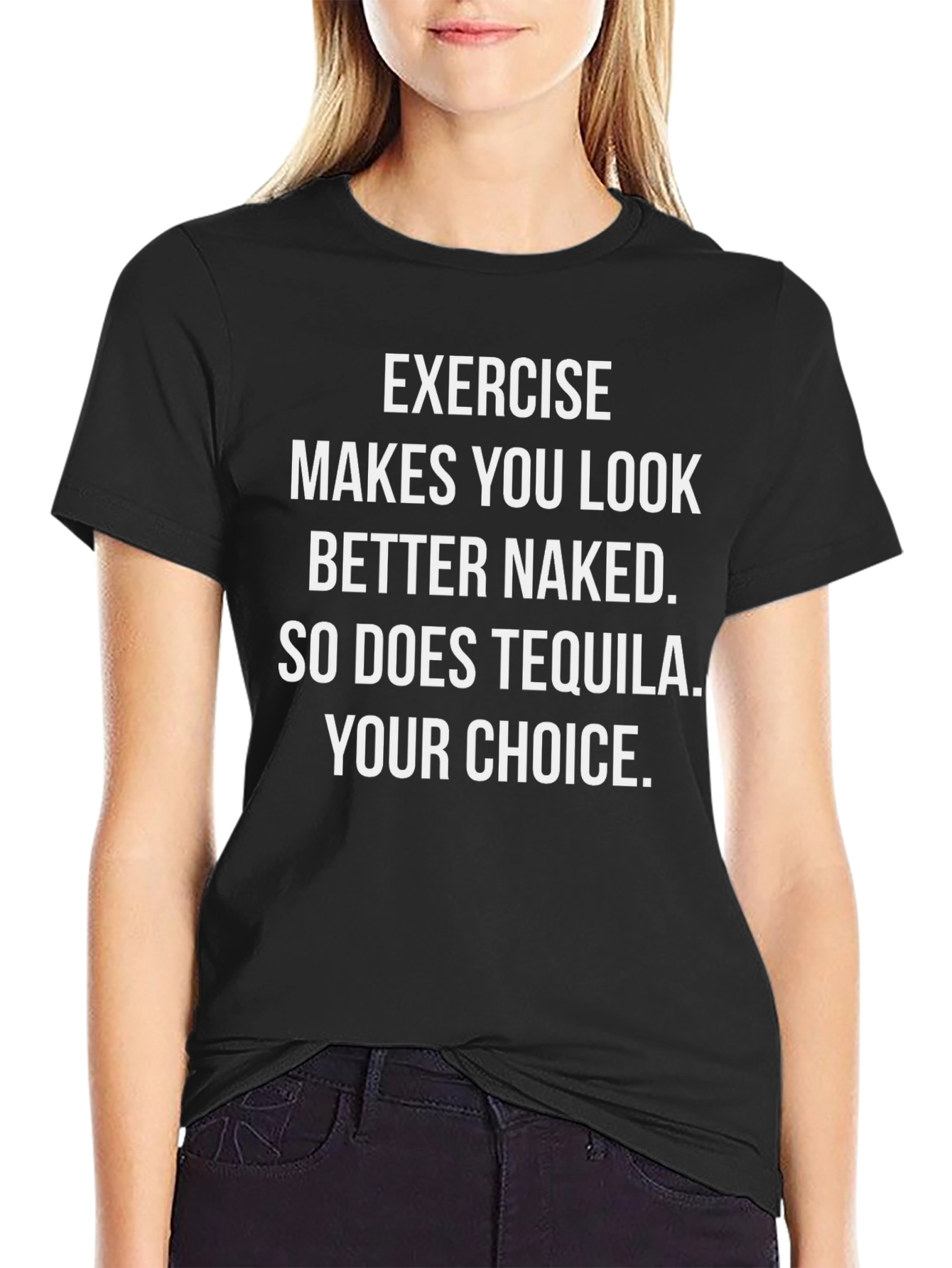 Exercise & Tequila Graphic Tee - Your Choice!
