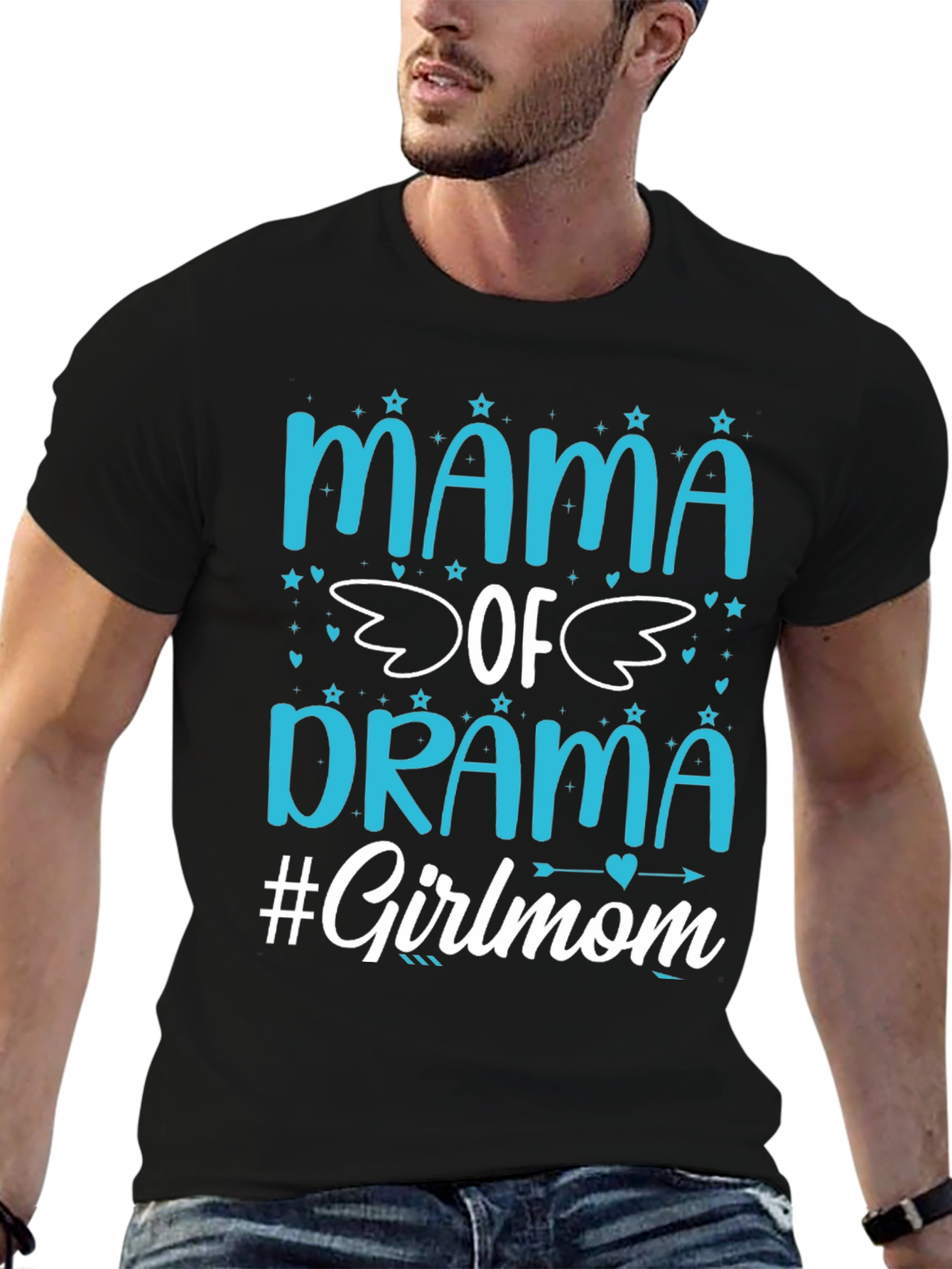 Mama of Drama #Girlmom Graphic Tee