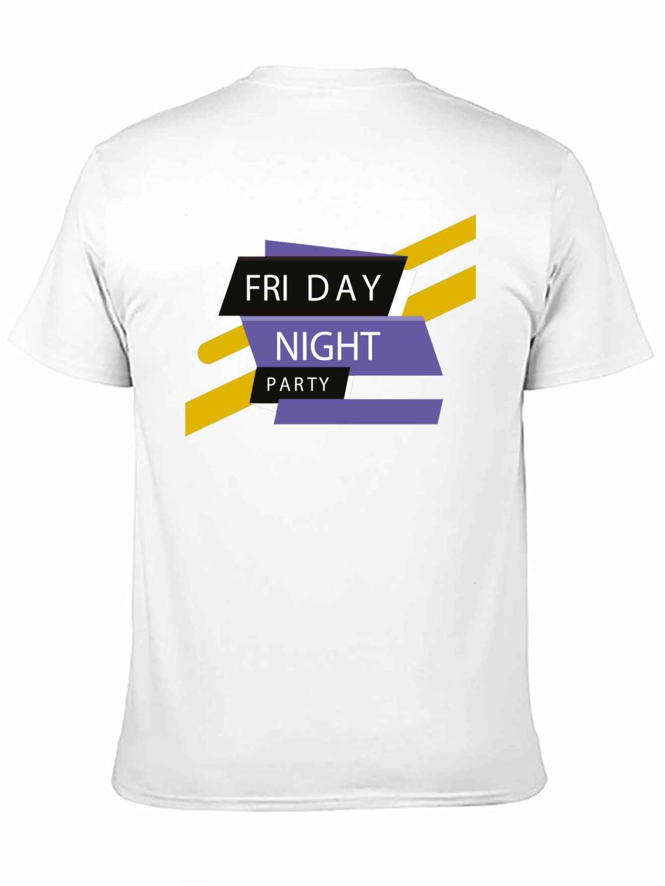 Friday Night Party Graphic Tee - Stylish Black T-Shirt