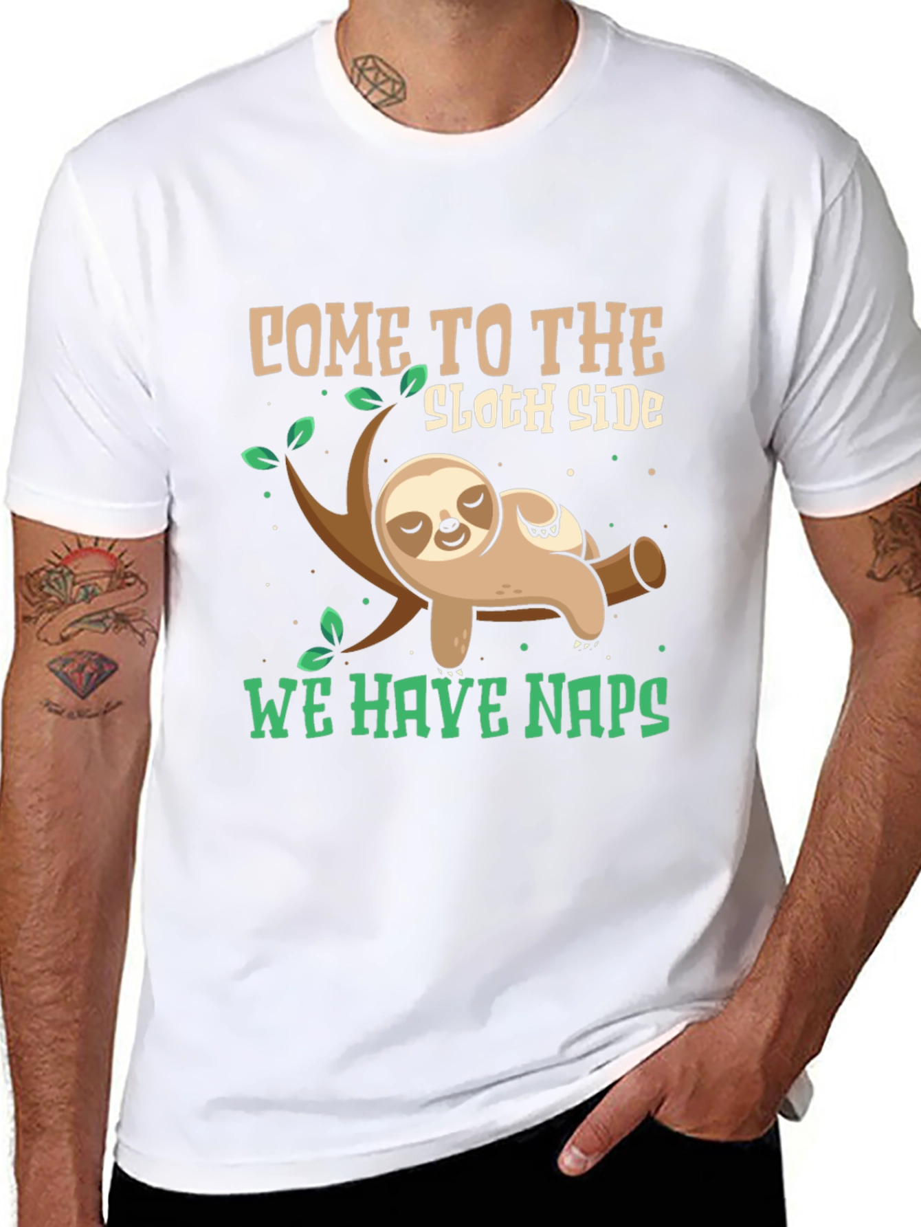 Sloth Side Naps T-Shirt