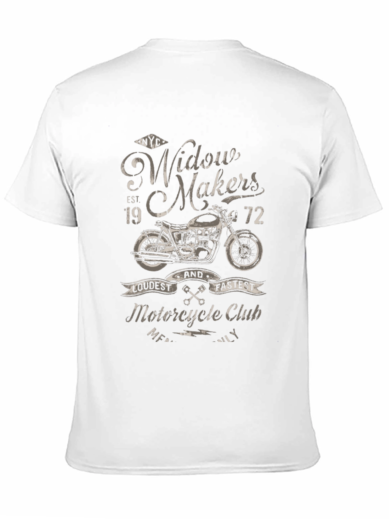 Widow Makers Motorcycle Club Graphic T-Shirt