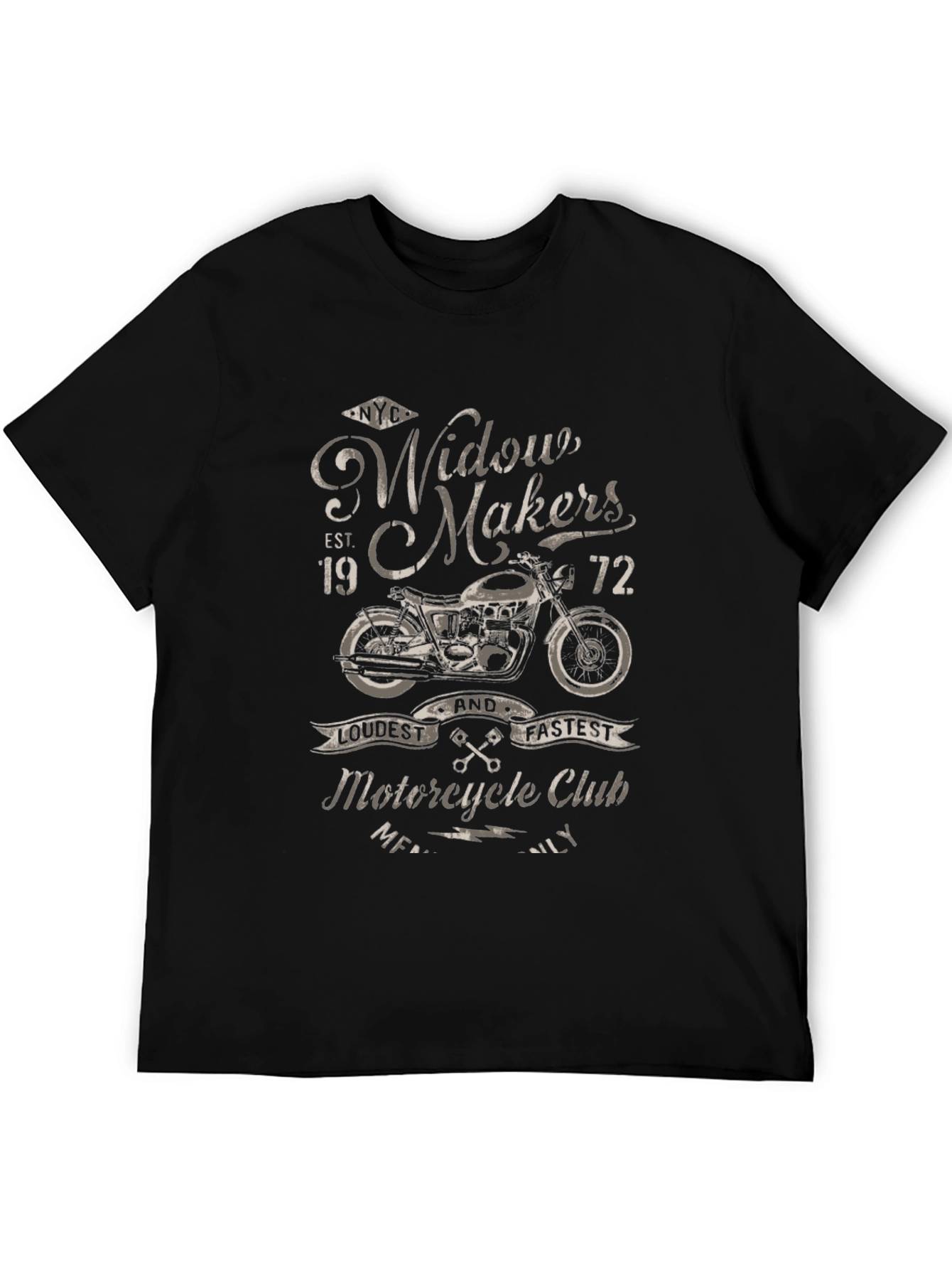 Widow Makers Motorcycle Club Graphic T-Shirt