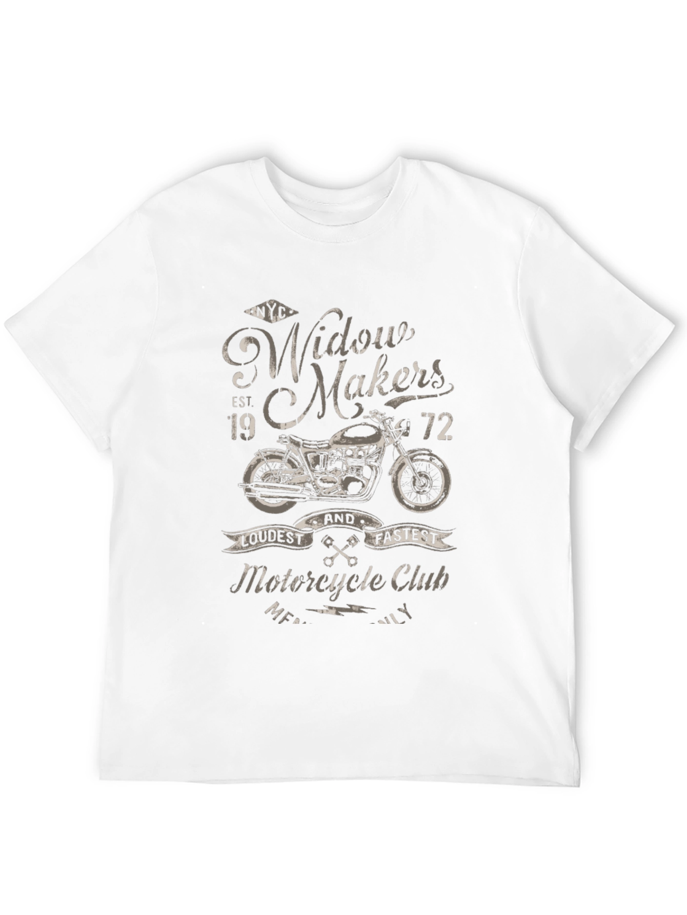 Widow Makers Motorcycle Club Graphic T-Shirt