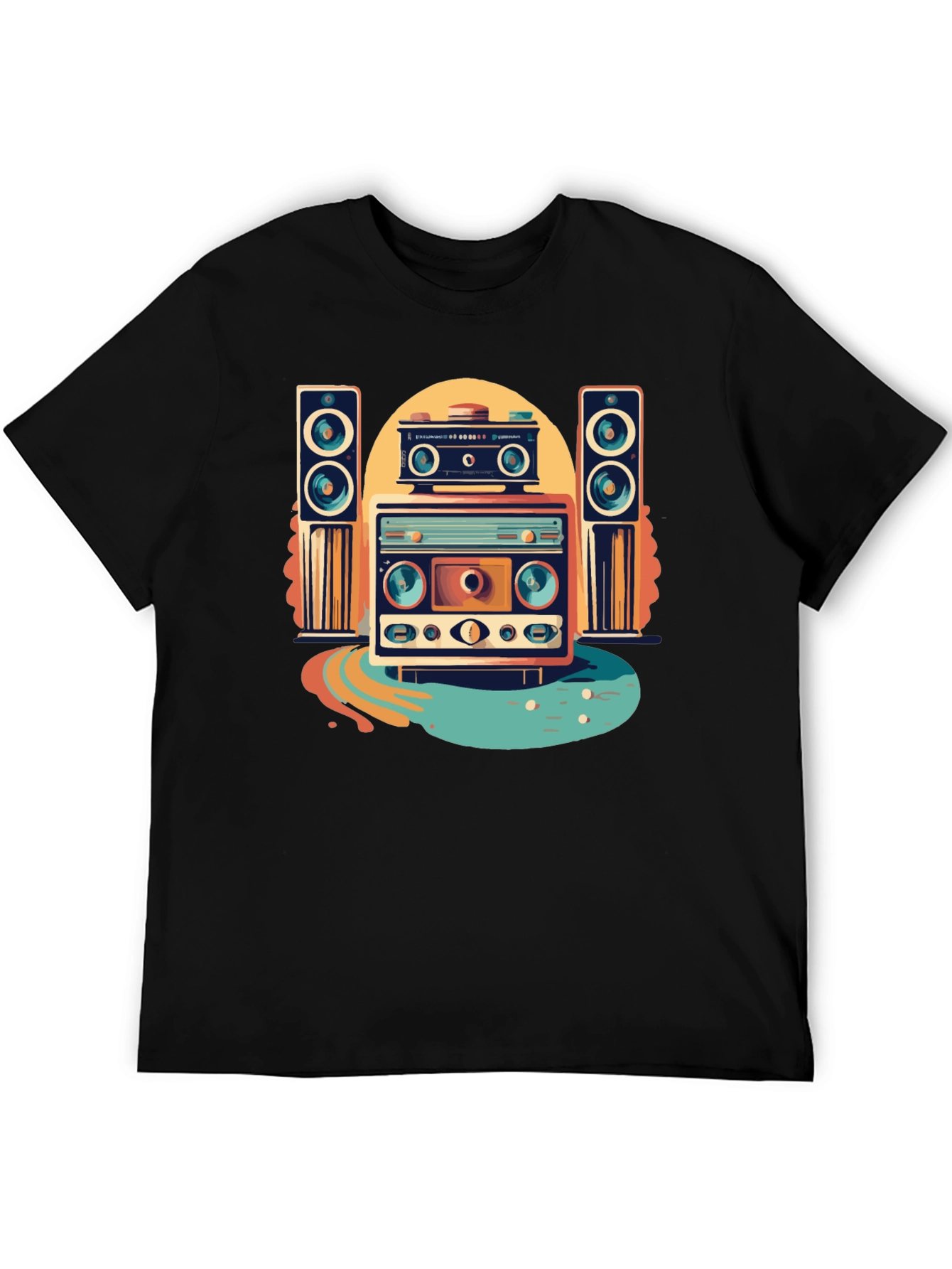 Retro Music Graphic Tee