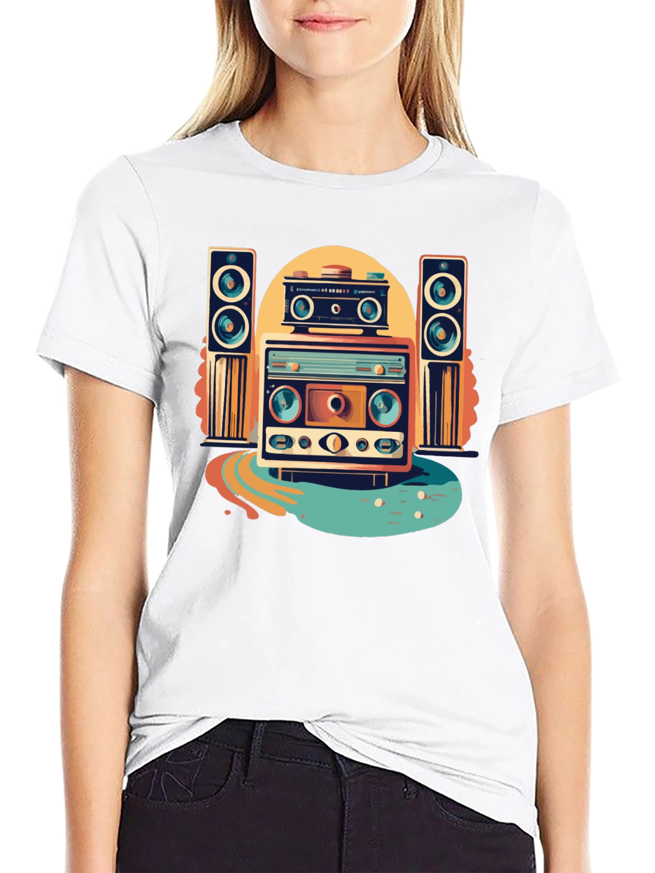 Retro Music Graphic Tee