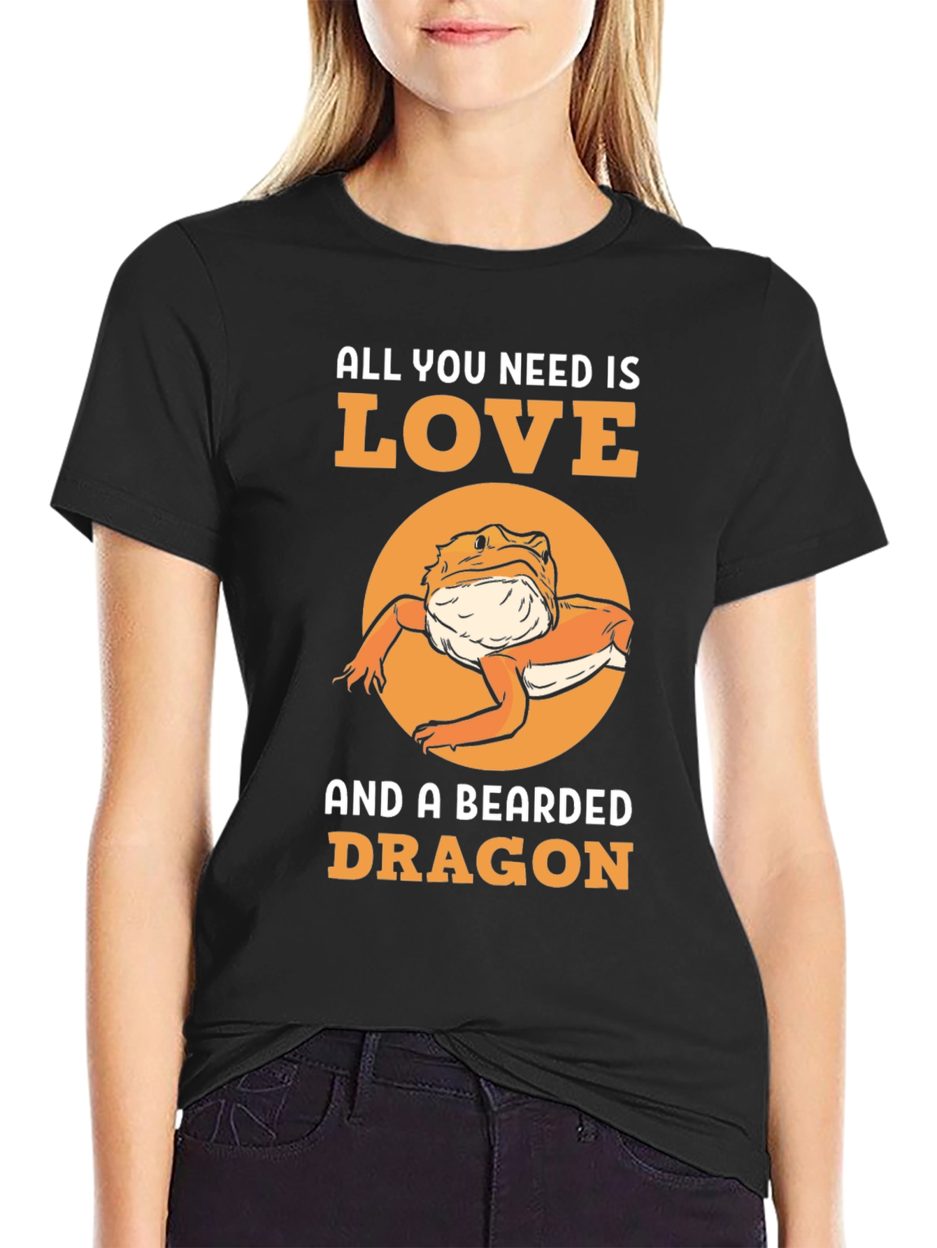 Bearded Dragon Lover T-Shirt: All You Need is Love