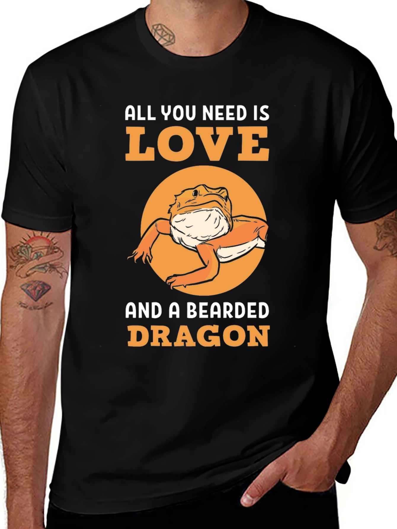 Bearded Dragon Lover T-Shirt: All You Need is Love