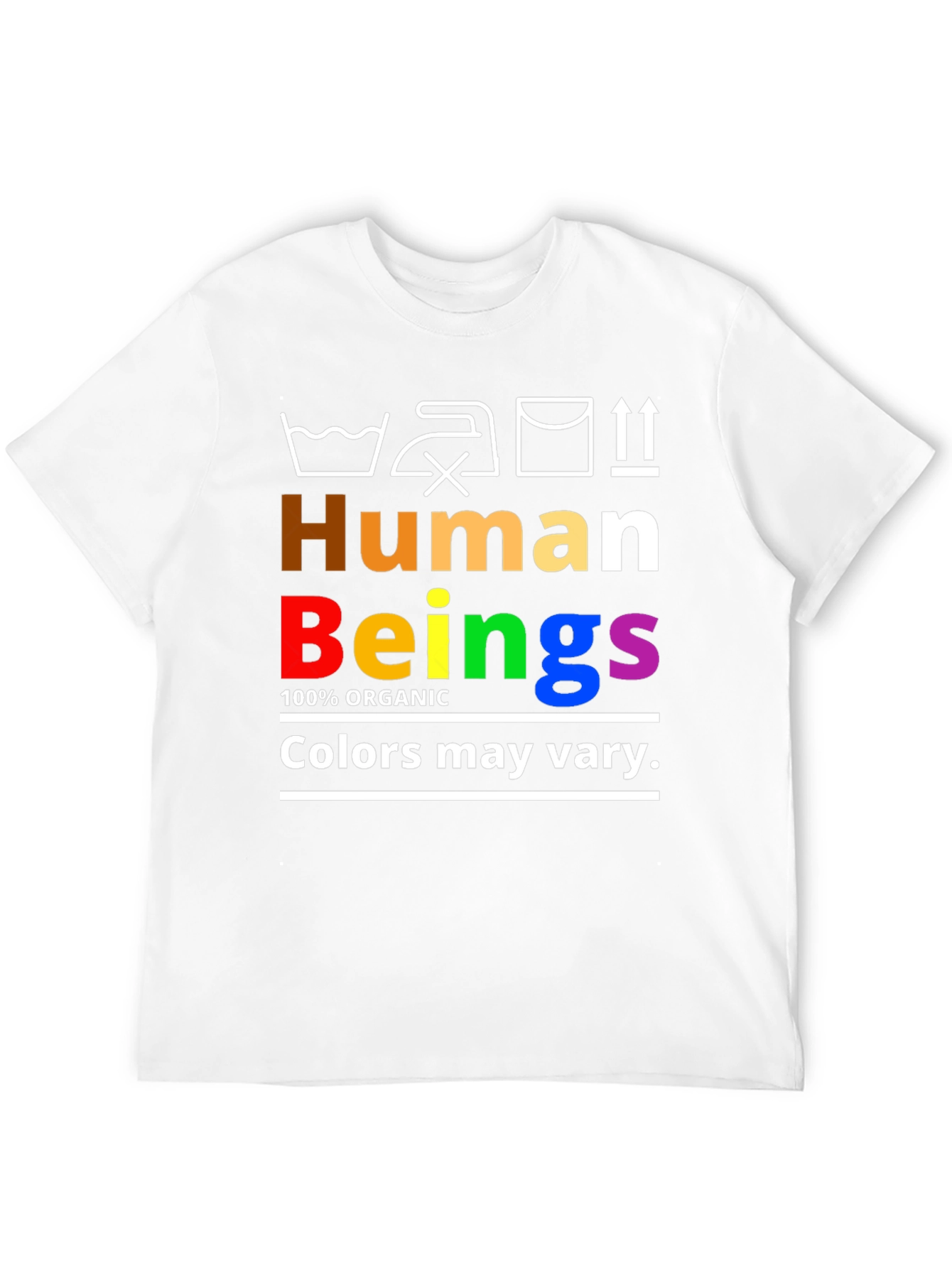Human Beings Organic Rainbow Pride T-Shirt