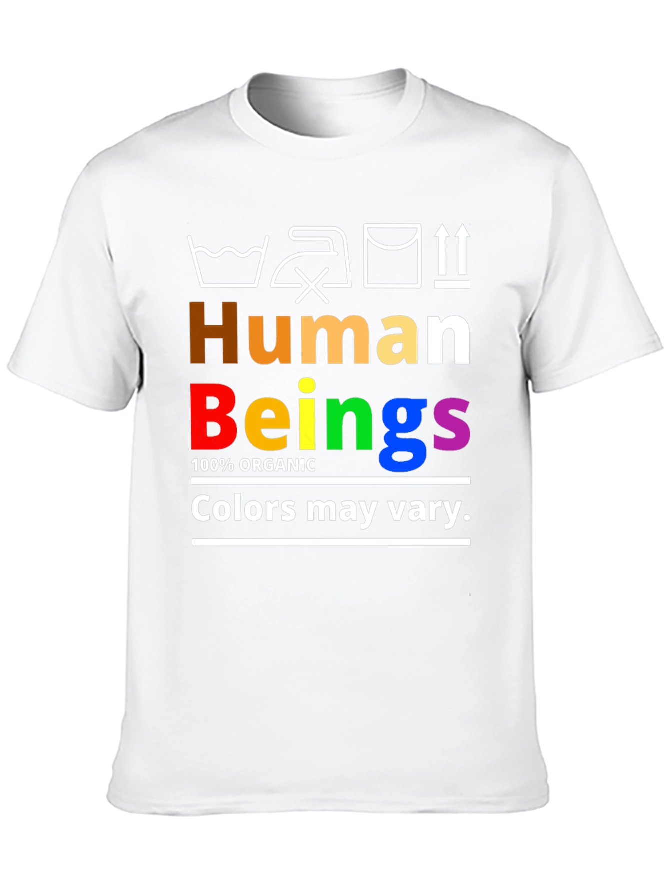 Human Beings Organic Rainbow Pride T-Shirt