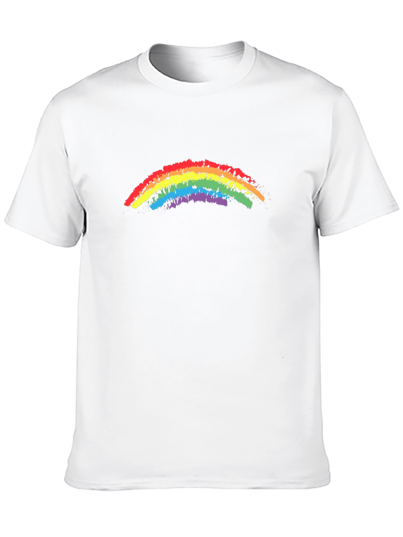 Rainbow Pride T-Shirt - Black Cotton Blend