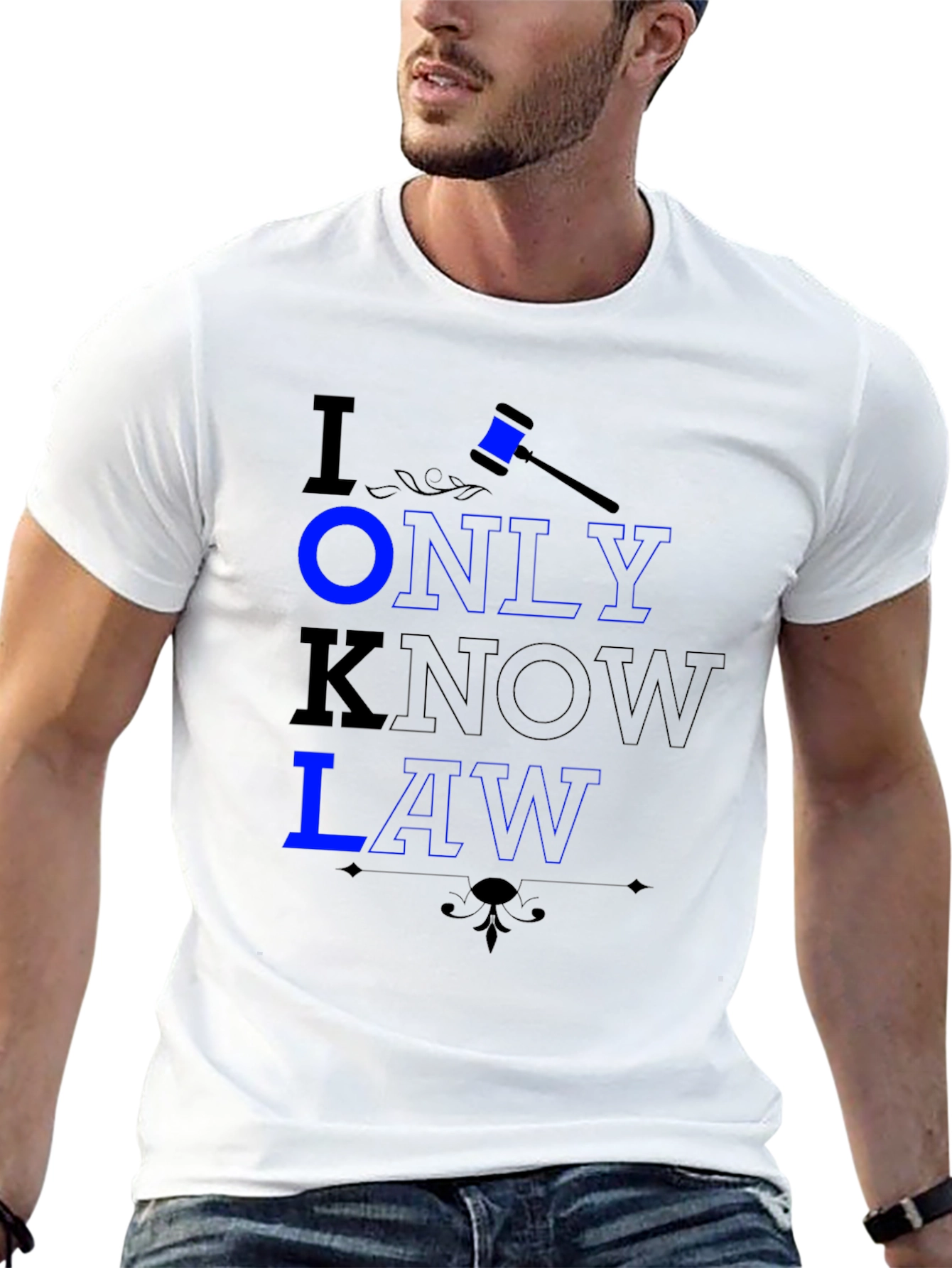 I Only Know Law Graphic Tee - Lawyer Gift