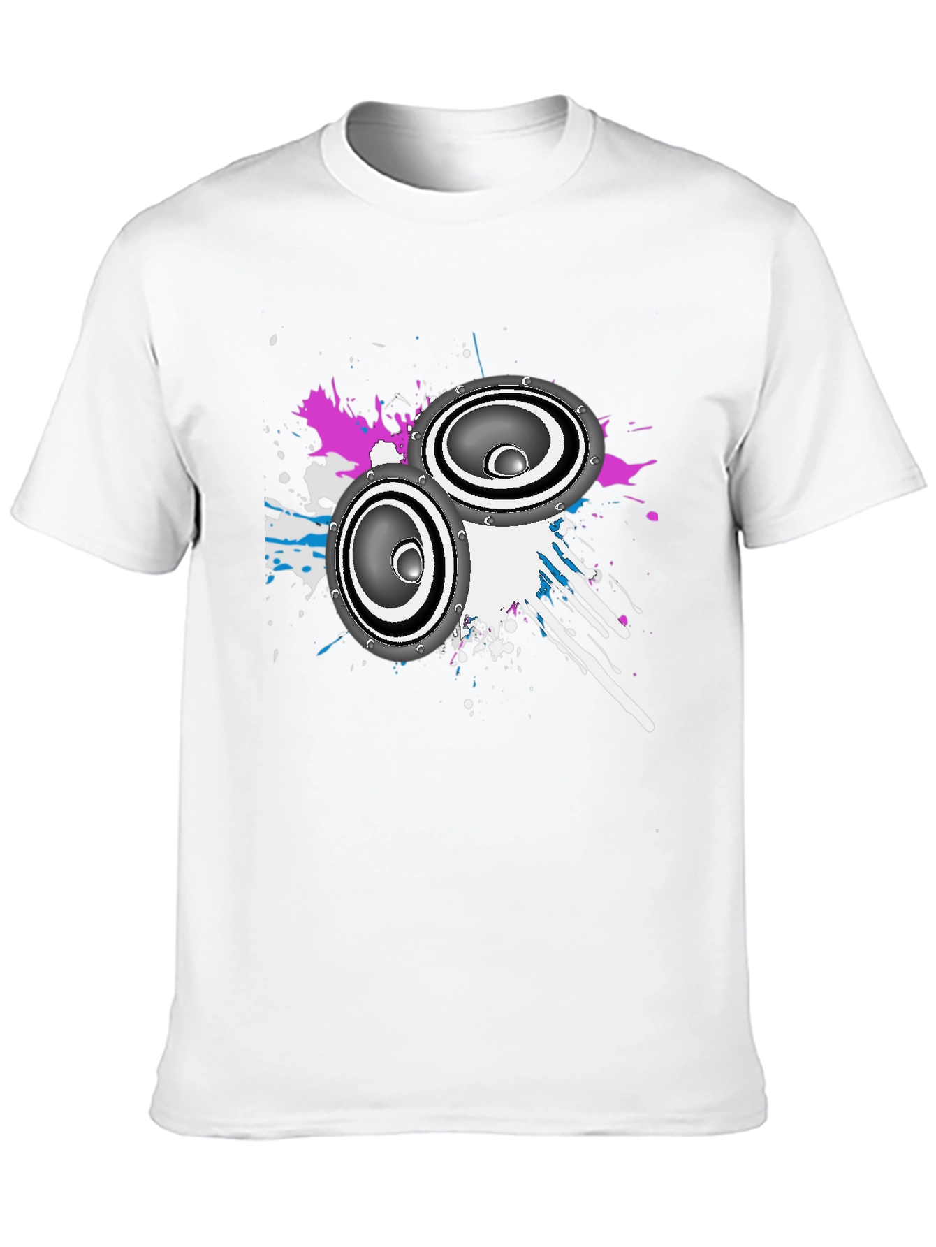 Speaker Graphic Black T-Shirt