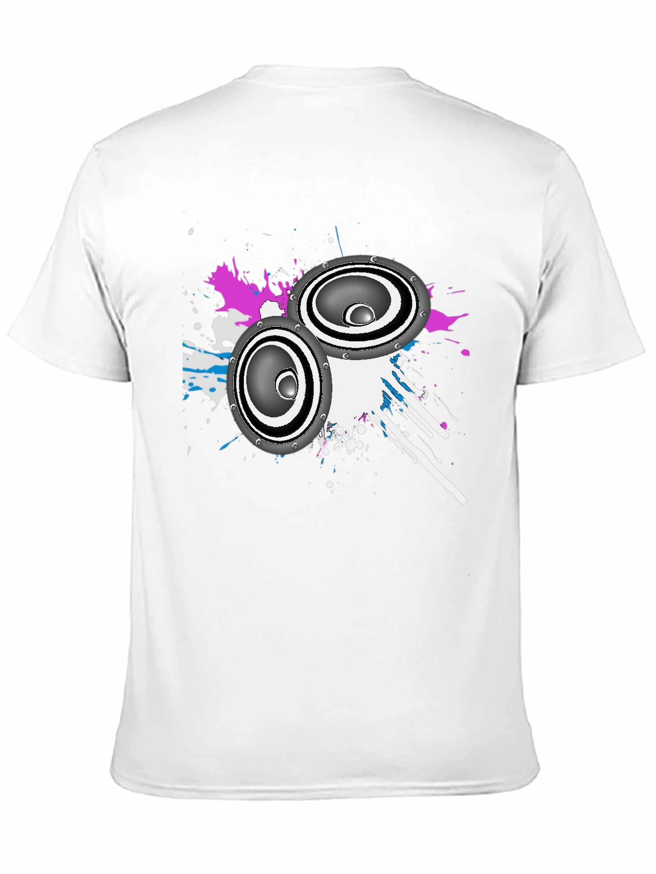 Speaker Graphic Black T-Shirt