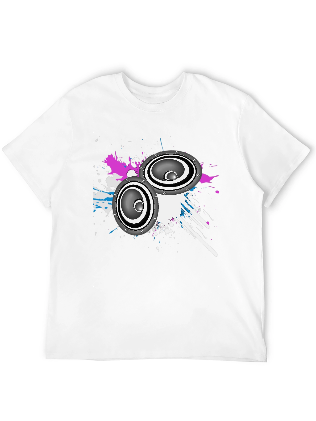 Speaker Graphic Black T-Shirt
