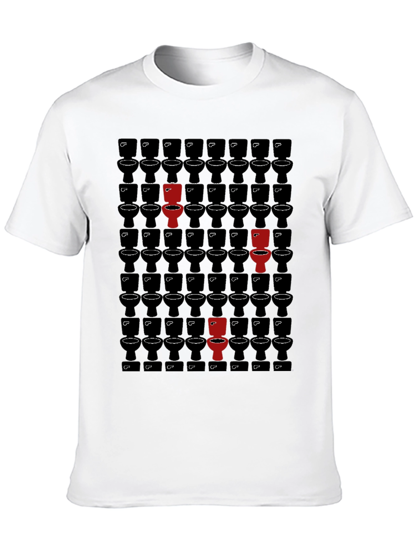 Unique Toilet Pattern T-Shirt