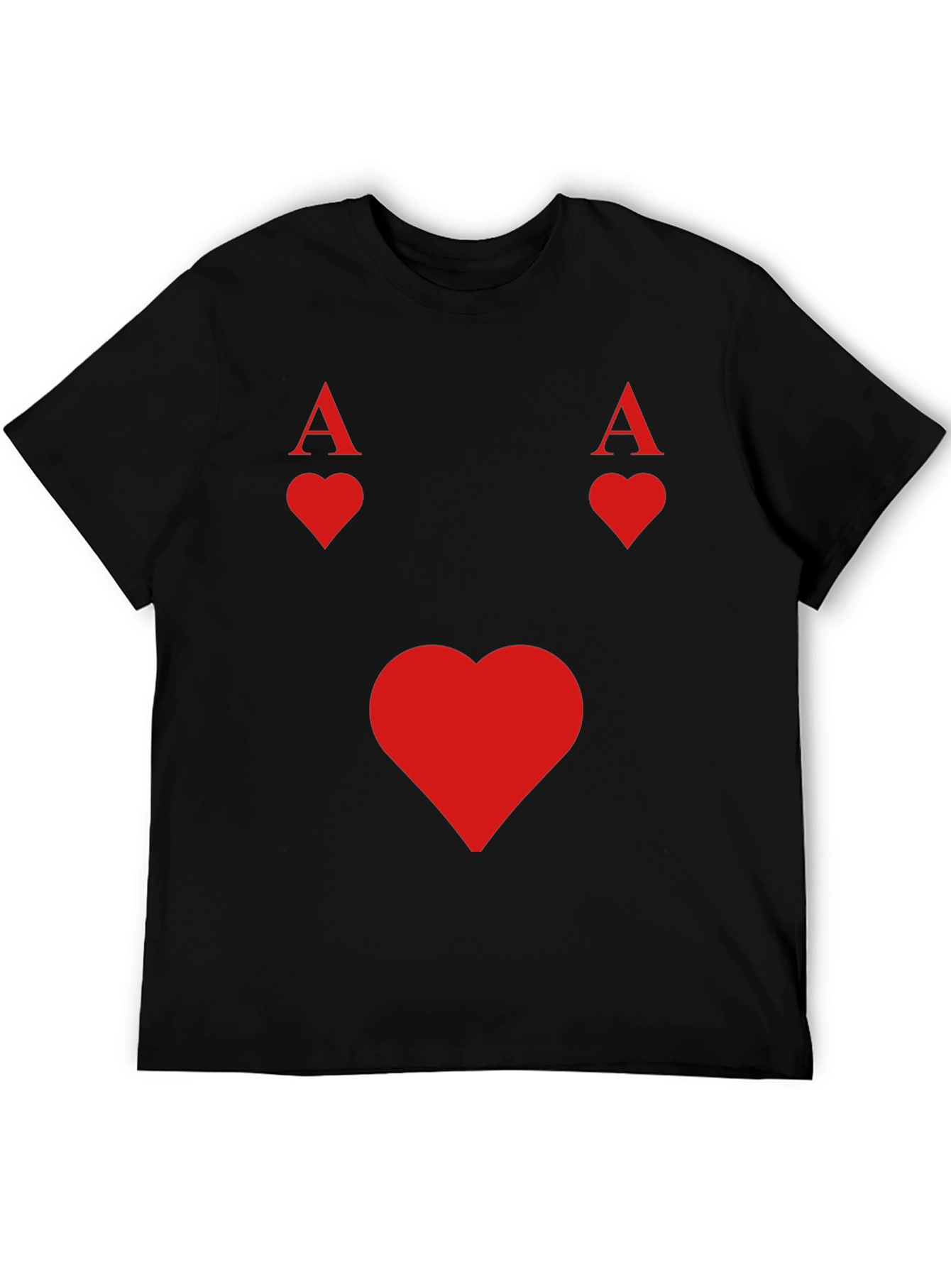 Ace of Hearts Black T-Shirt