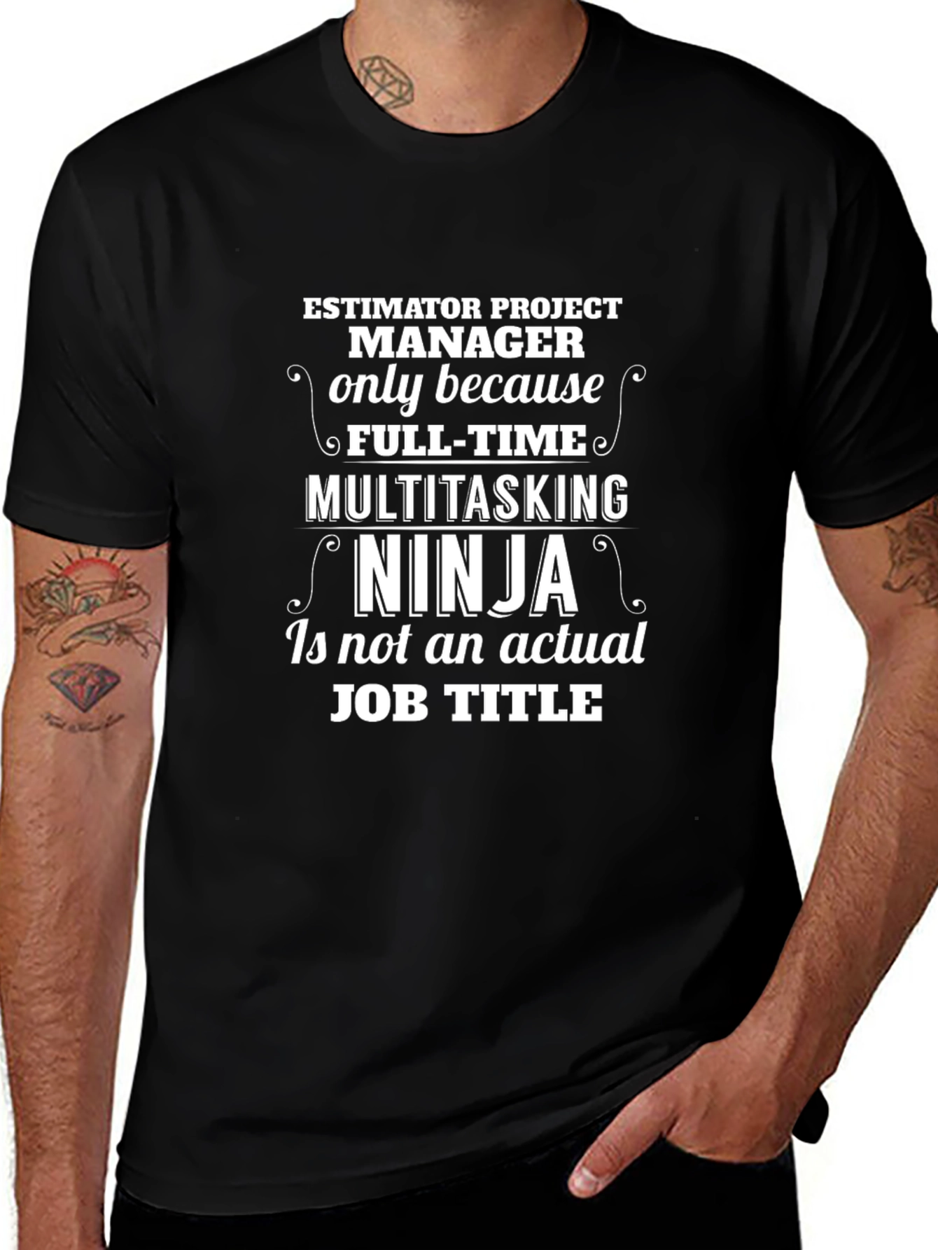 Estimator Project Manager Multitasking Ninja T-Shirt