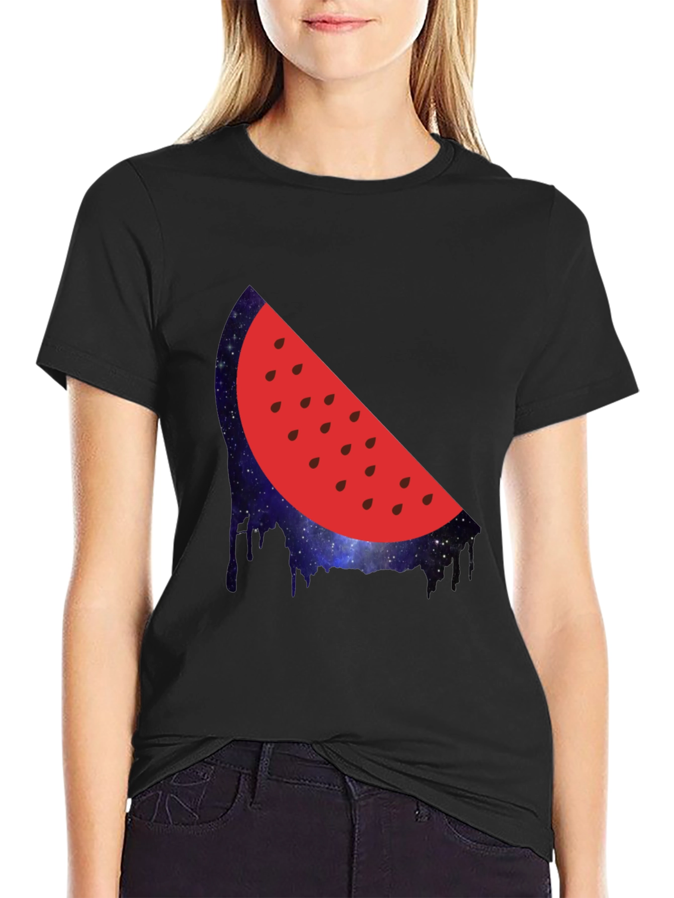 Watermelon Galaxy Graphic Tee