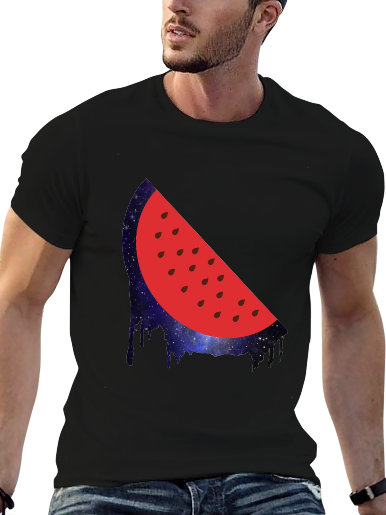Watermelon Galaxy Graphic Tee