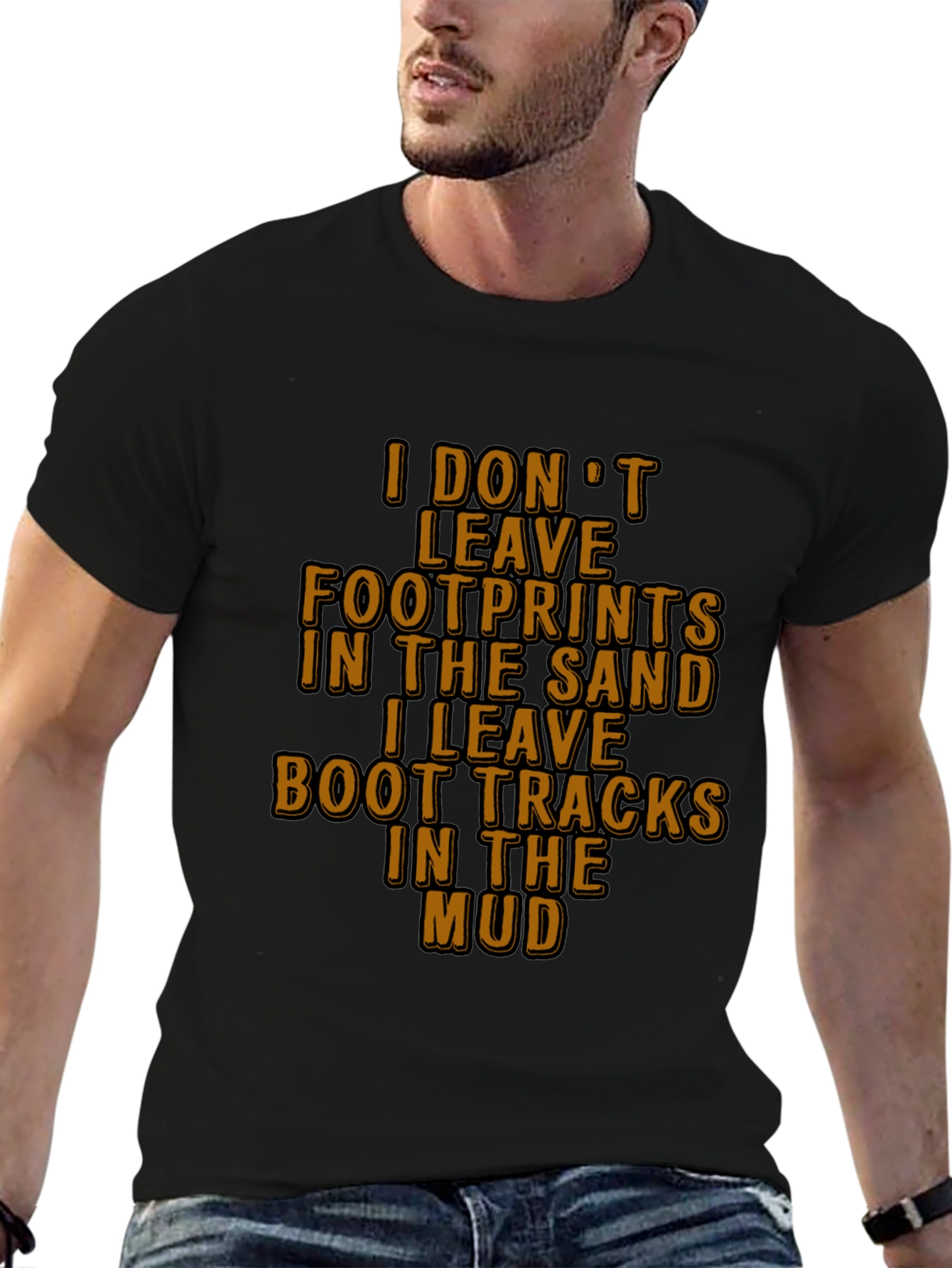 Mud Boot Tracks Graphic T-Shirt