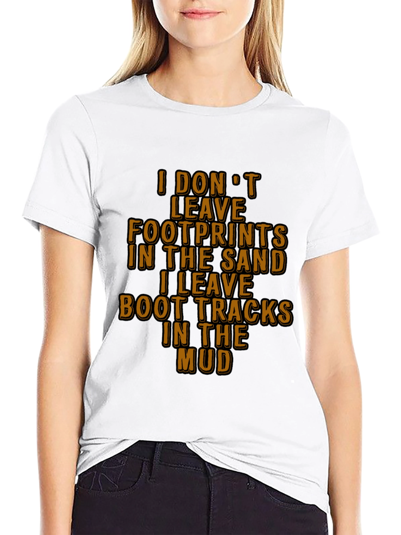 Mud Boot Tracks Graphic T-Shirt