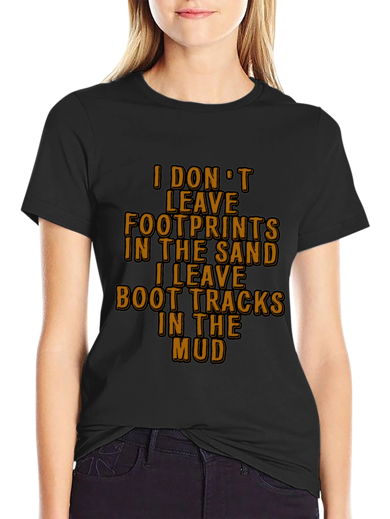 Mud Boot Tracks Graphic T-Shirt