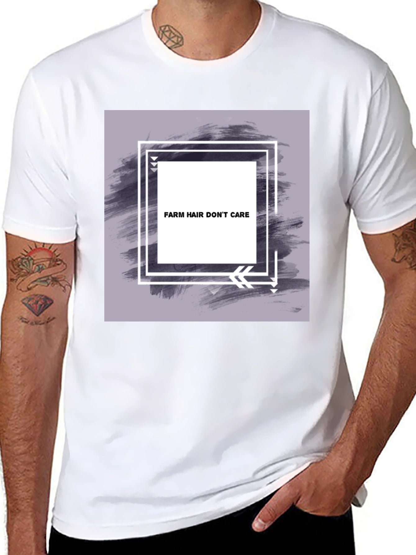 Farm Hair Dont Care Black T-Shirt