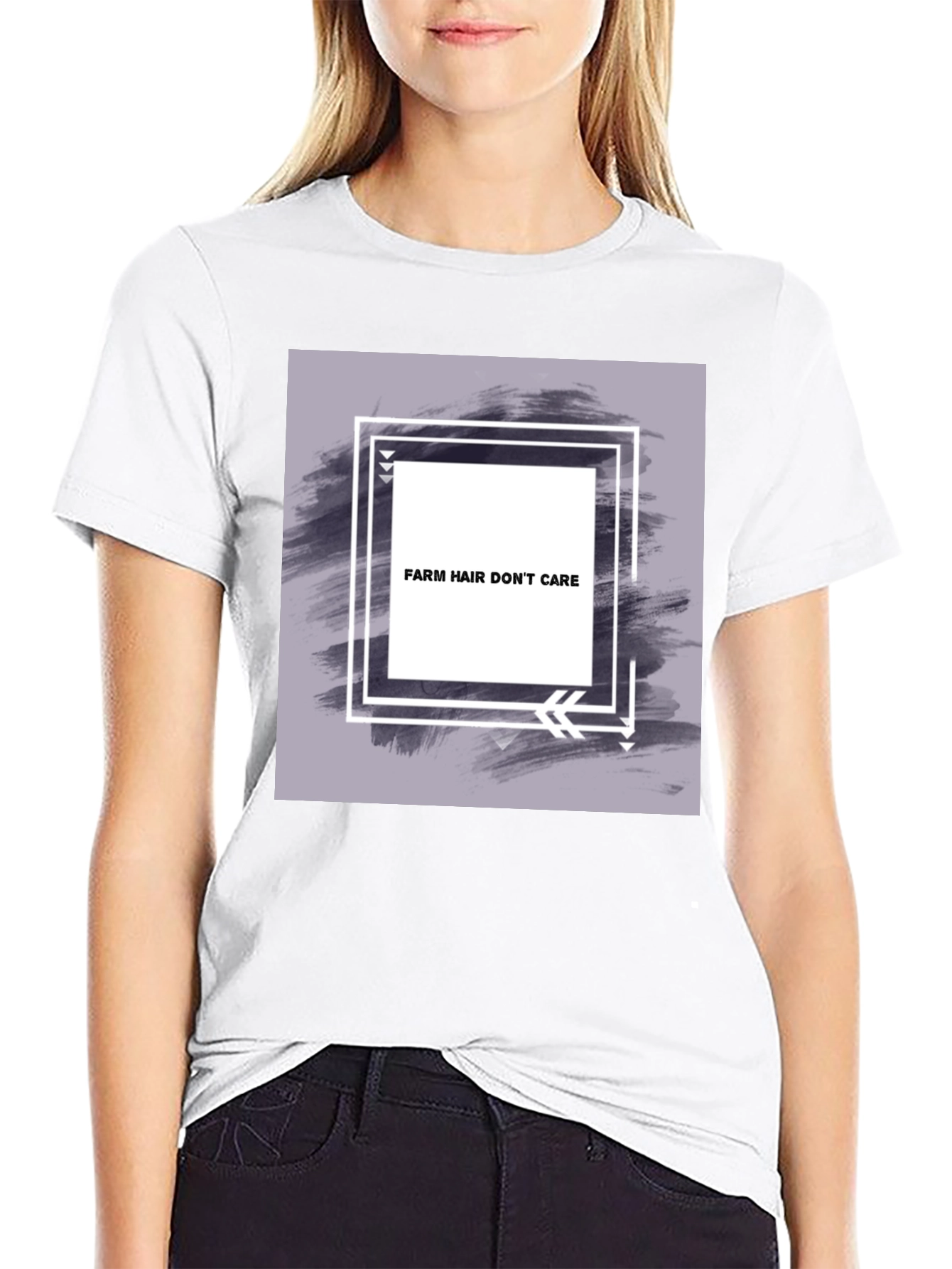 Farm Hair Dont Care Black T-Shirt