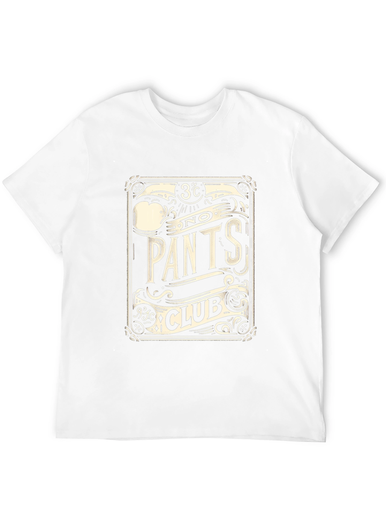 No Pants Club Black T-Shirt - Novelty Design