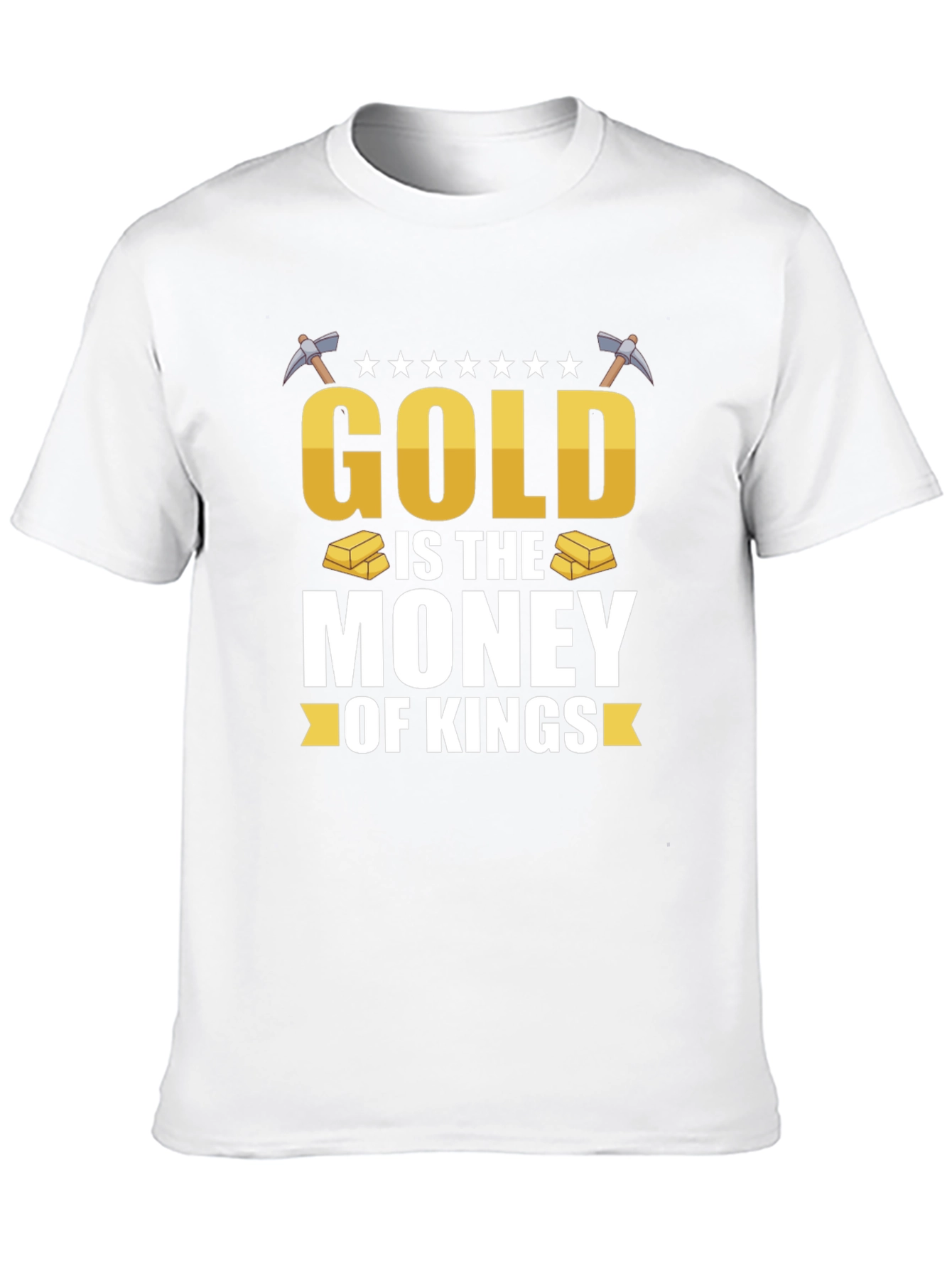 Gold is the Money of Kings Black T-Shirt
